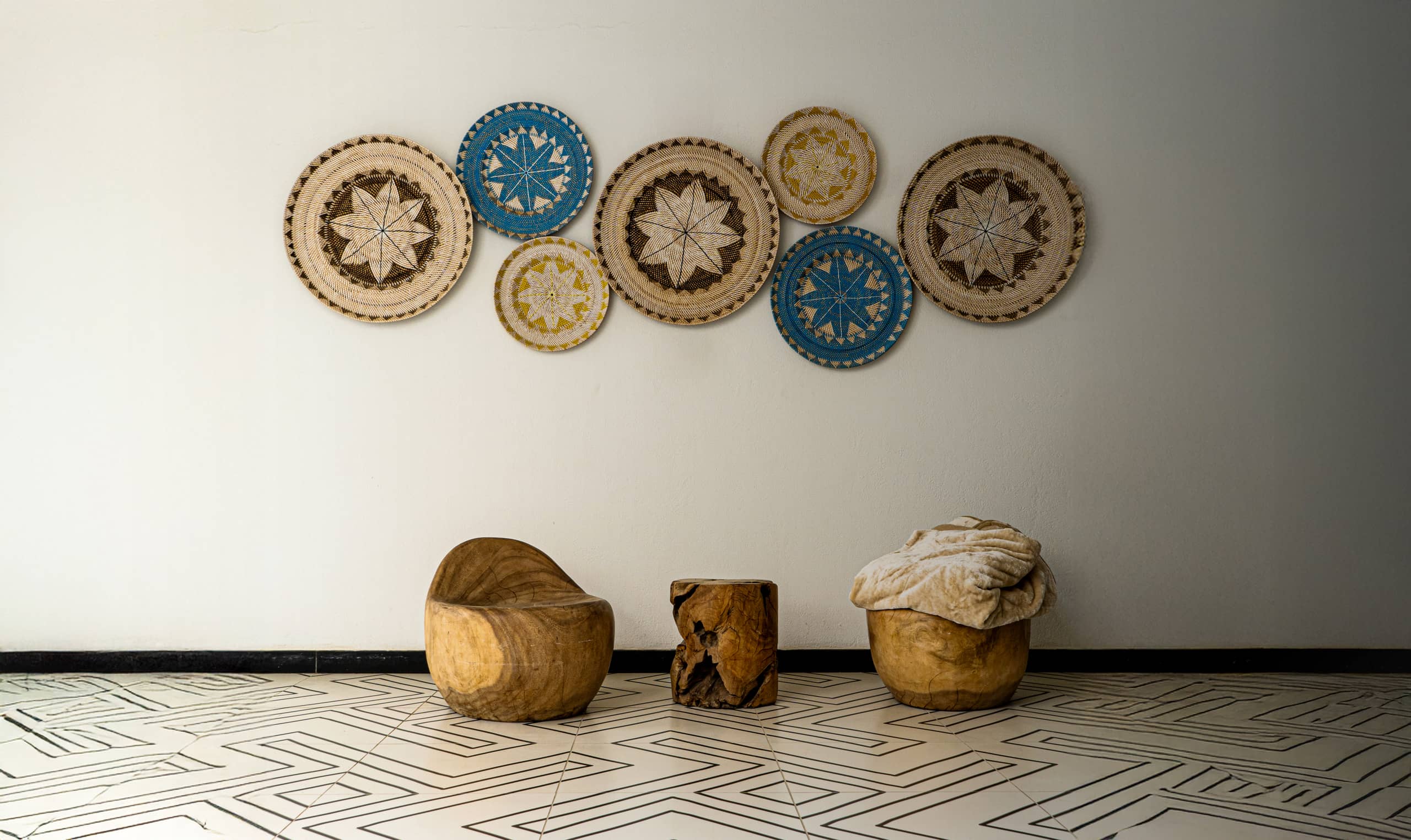 Aqaba Wall Chairs Decorations, a fine-art photograph by Ali Abu Ras