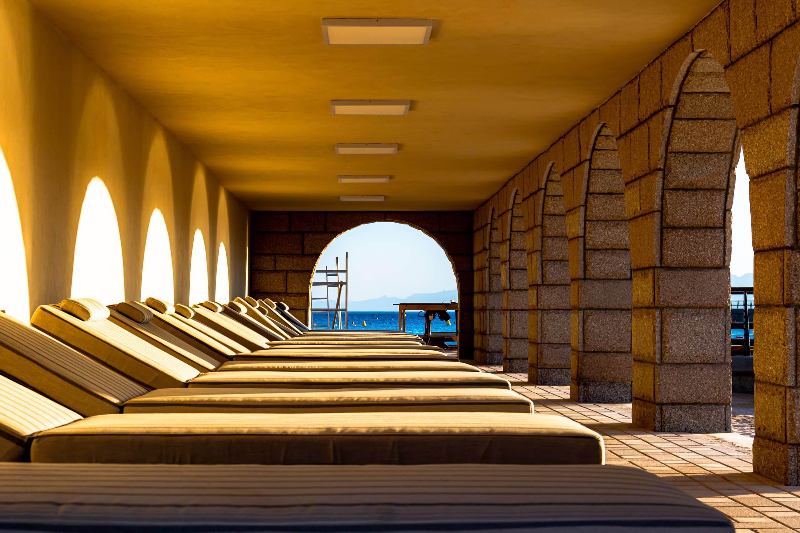 Aqaba Rest Place Fine ART Edit, a fine-art photograph by Ali Abu Ras