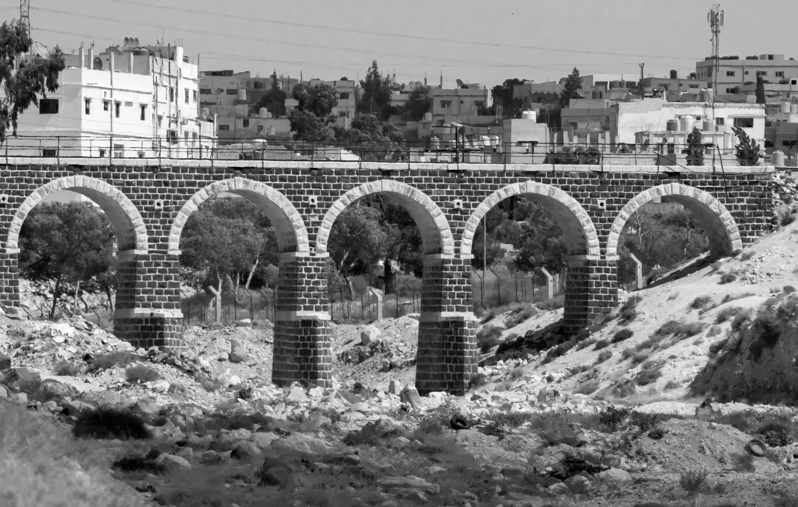 OLD Bridg Hashmiah, a fine-art photograph by Ali Abu Ras