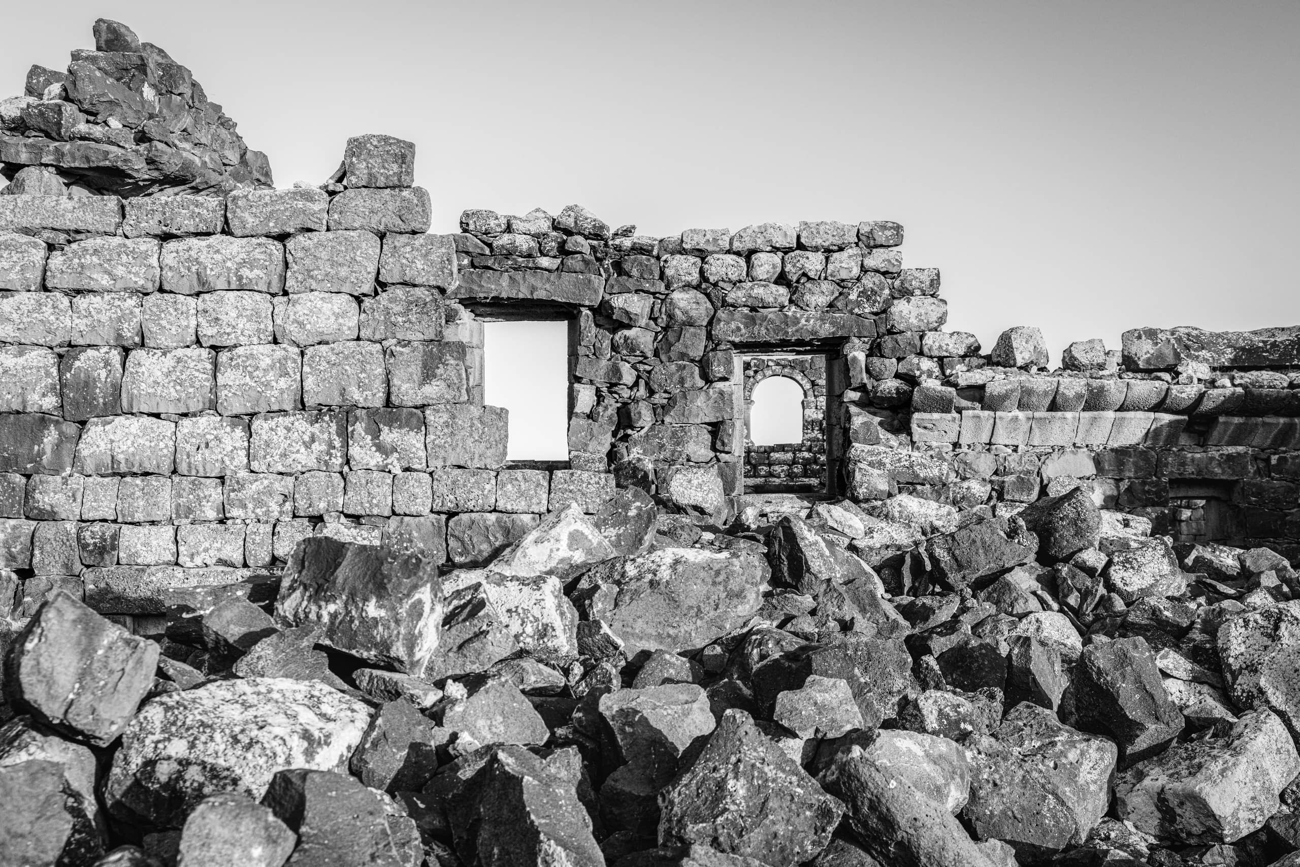 Alazraq Sunset Umaljemal Small, a fine-art photograph by Ali Abu Ras