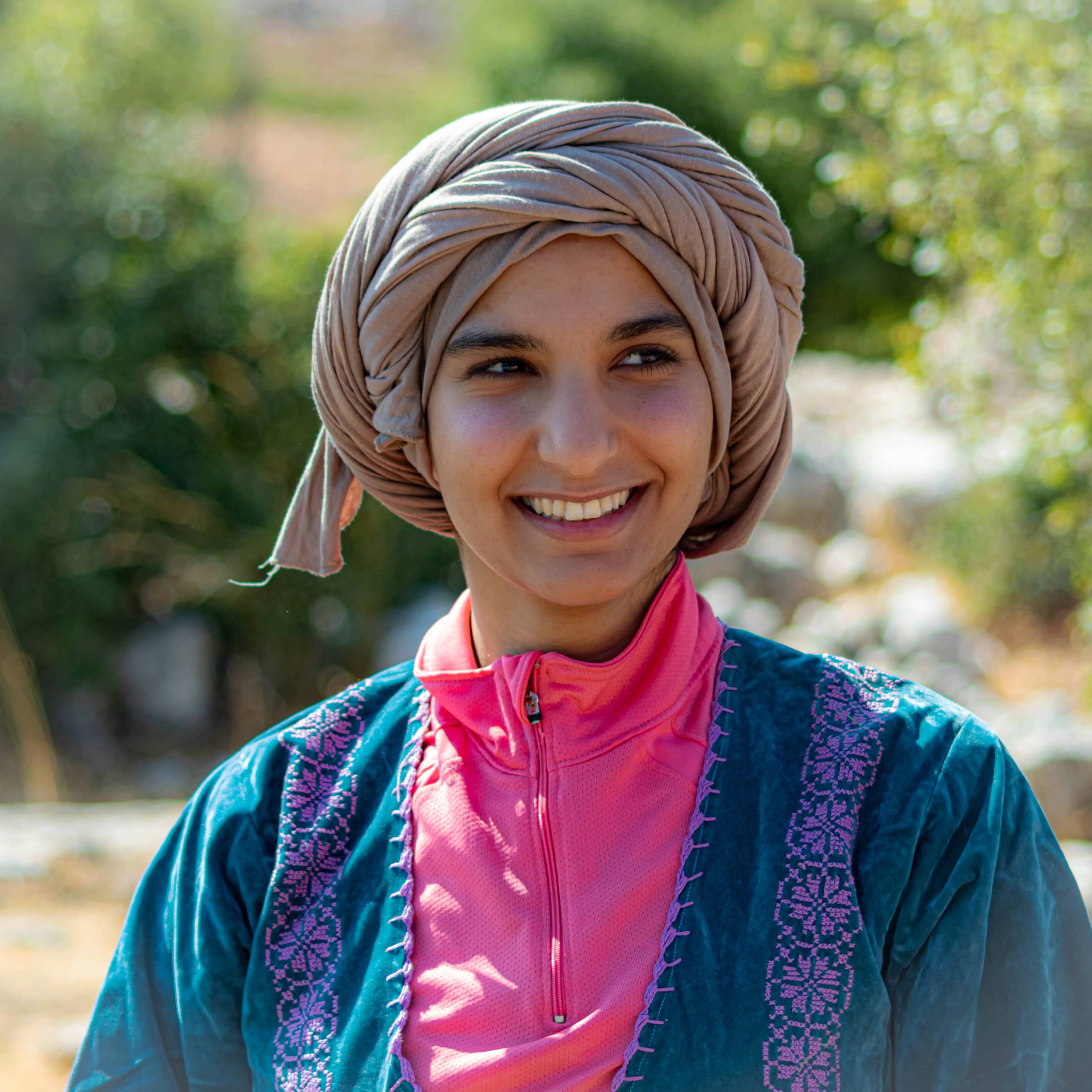 Portrait Girle Outdoor, a fine-art photograph by Ali Abu Ras