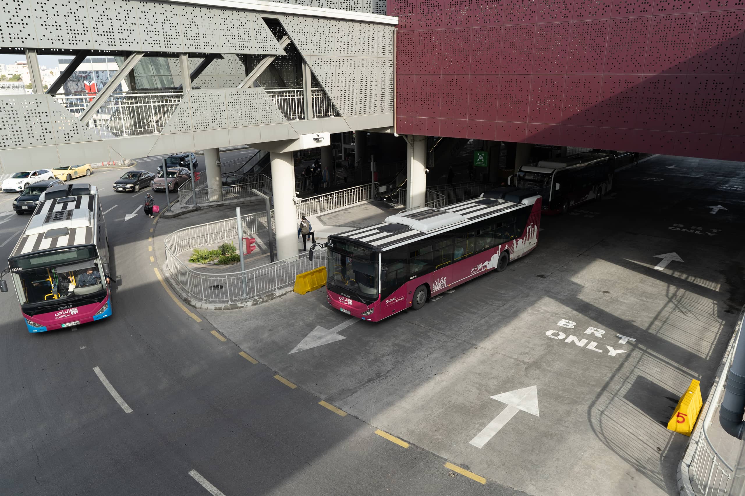 BRT Station, a fine-art photograph by Ali Abu Ras