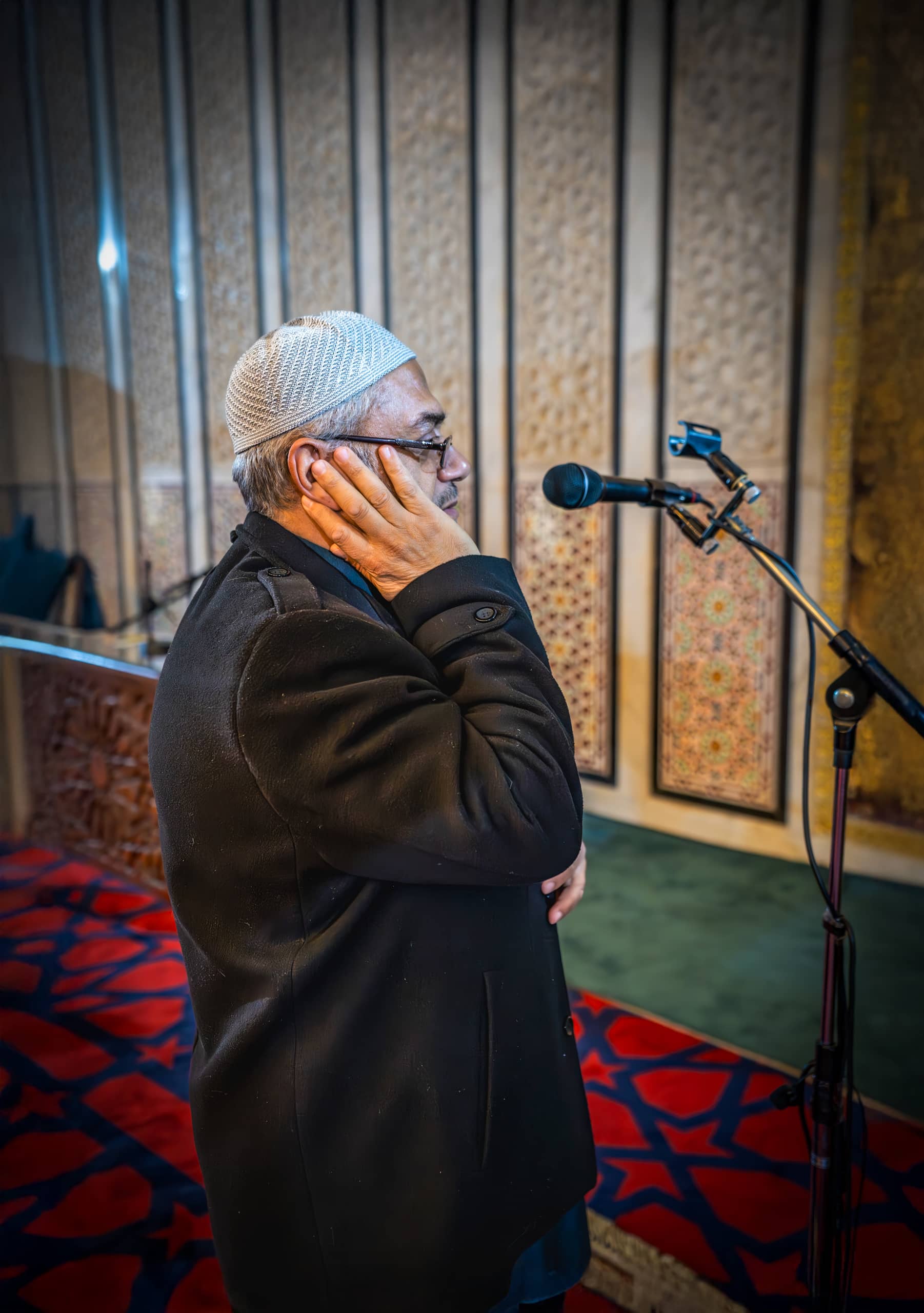 MAN Pray Athan Masjid, a fine-art photograph by Ali Abu Ras