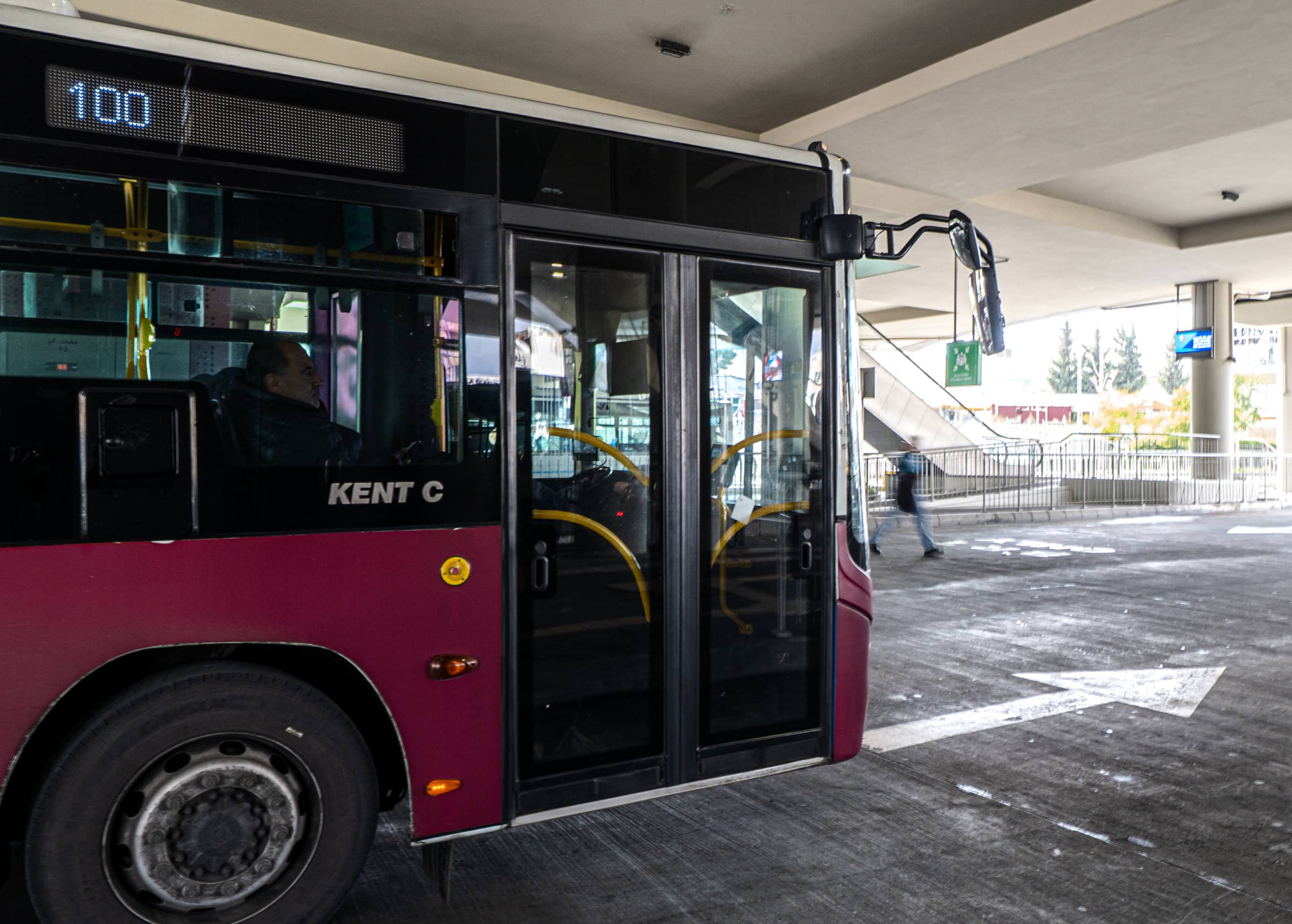 BRT Station, a fine-art photograph by Ali Abu Ras