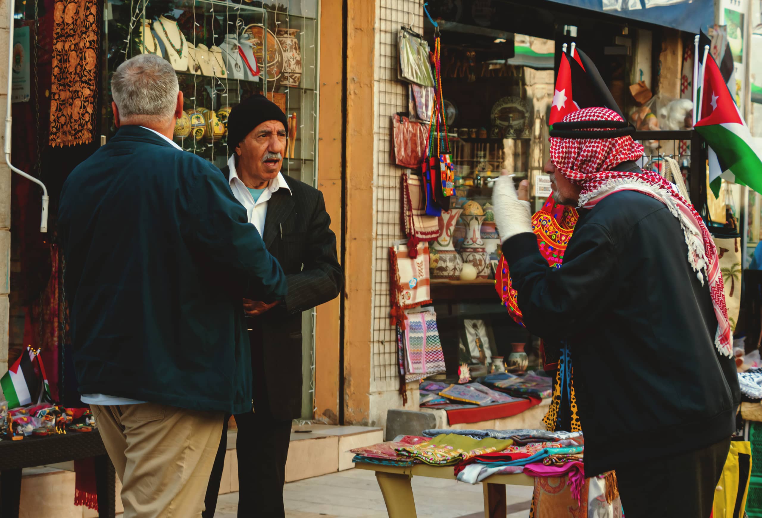 Madaba MAN OLD Street Life Style, a fine-art photograph by Ali Abu Ras