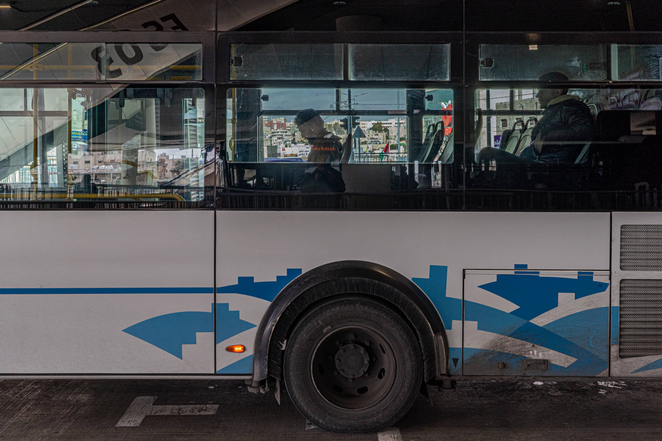 BRT Station 1, a fine-art photograph by Ali Abu Ras
