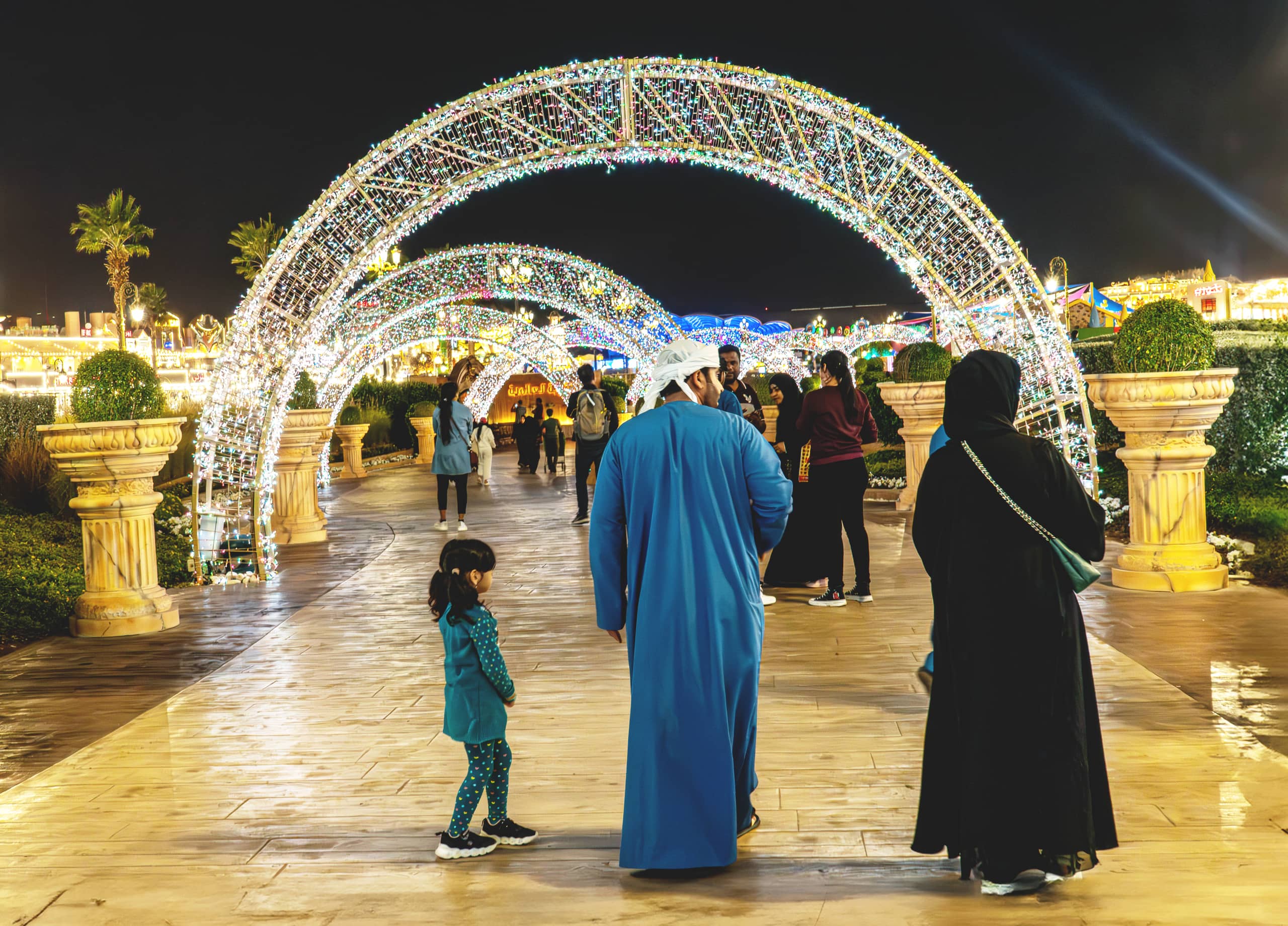 People Dubai OLD City Vilage, a fine-art photograph by Ali Abu Ras