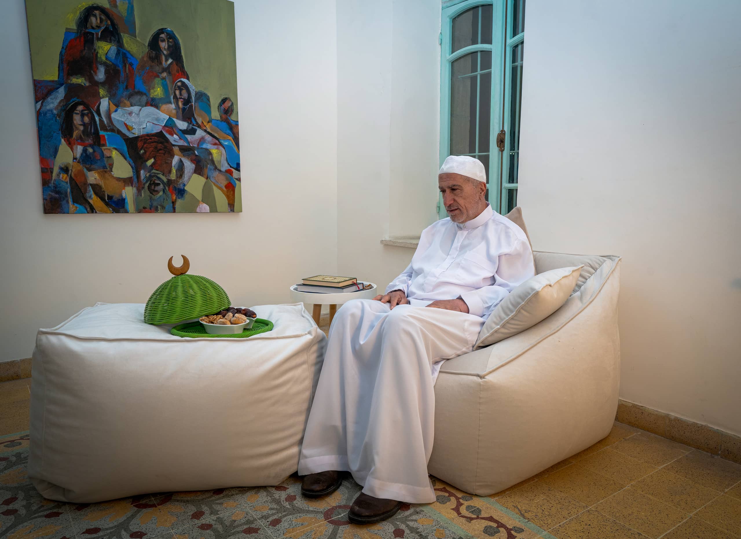 Family Ramadan Eftar Food Eating, a fine-art photograph by Ali Abu Ras