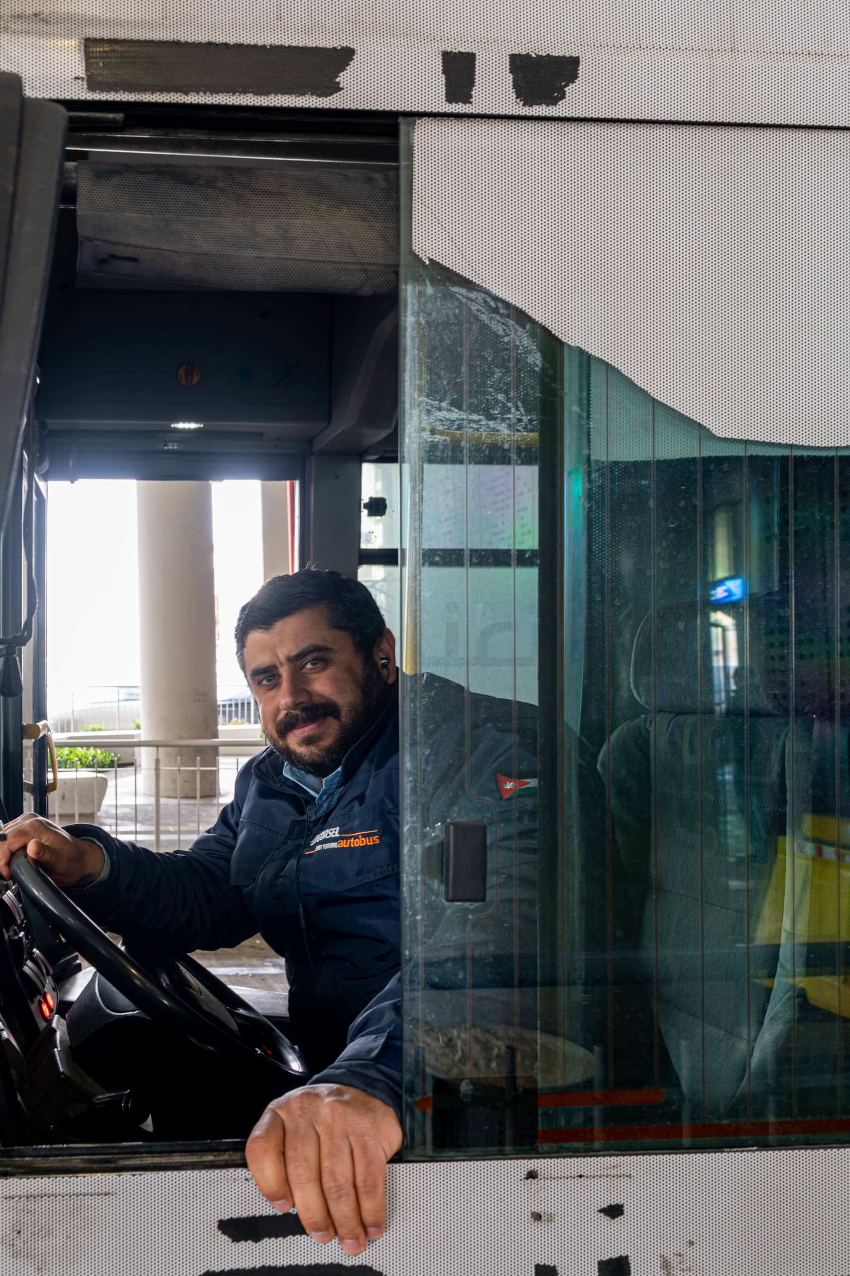 BRT Station, a fine-art photograph by Ali Abu Ras