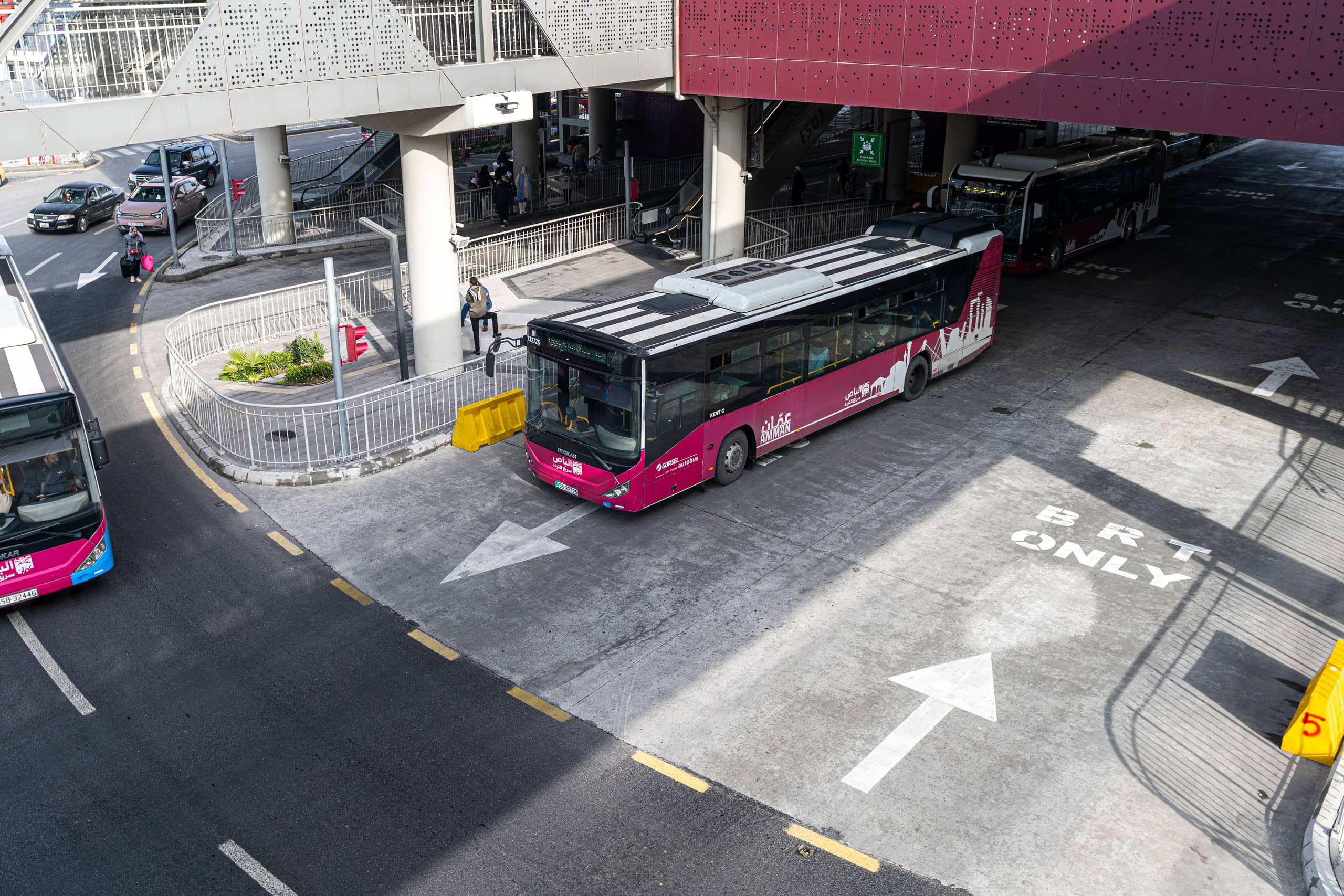 BRT Station, a fine-art photograph by Ali Abu Ras