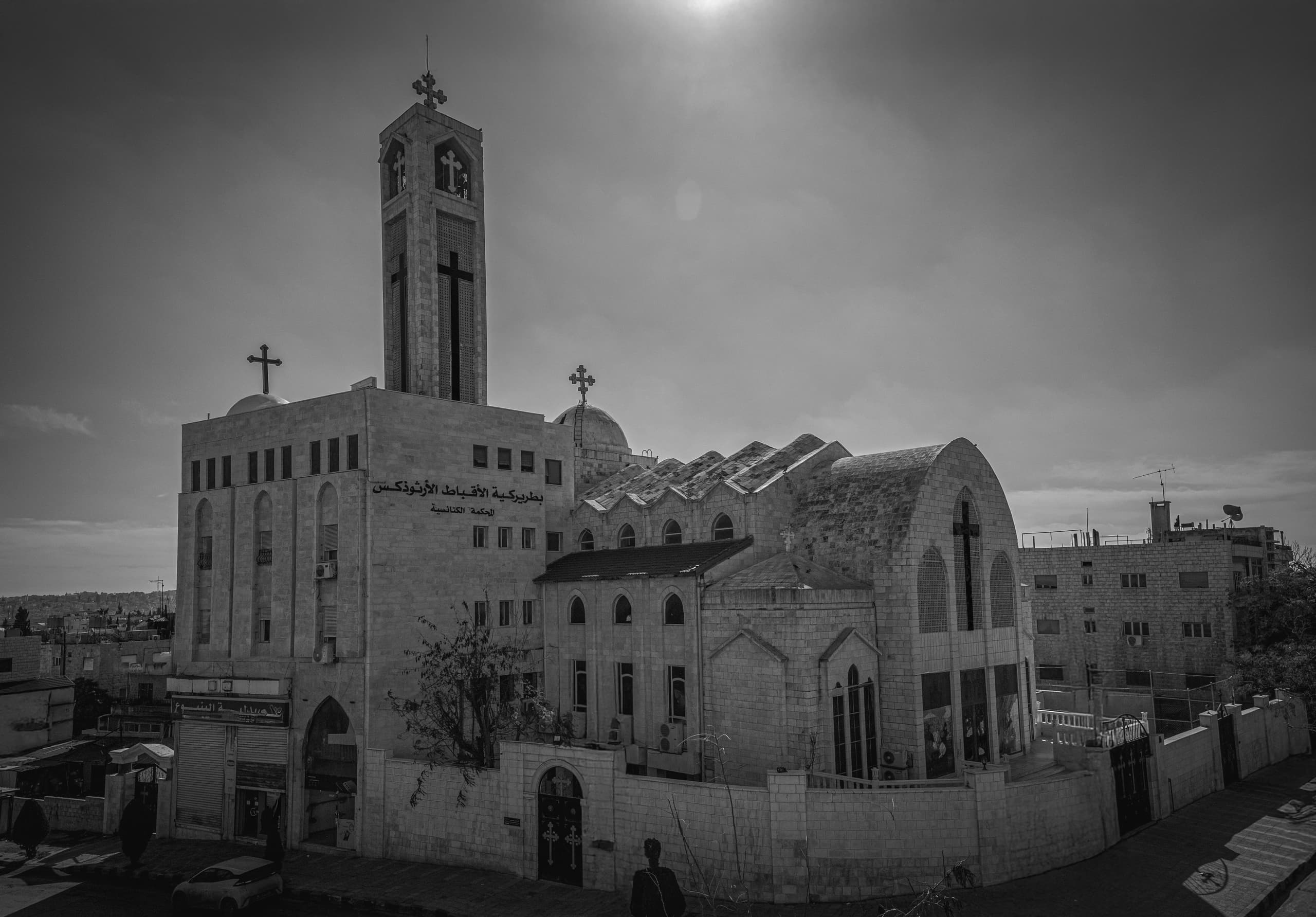 Church Amman Alabdali Building, a fine-art photograph by Ali Abu Ras