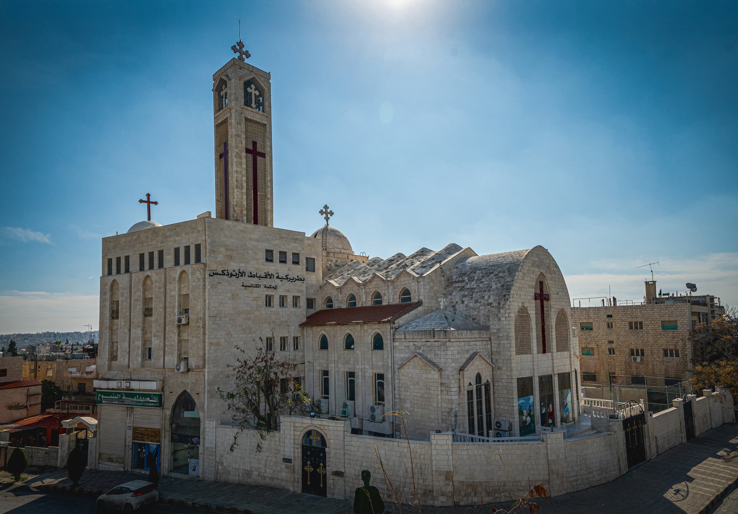 Church Amman Alabdali Building, a fine-art photograph by Ali Abu Ras