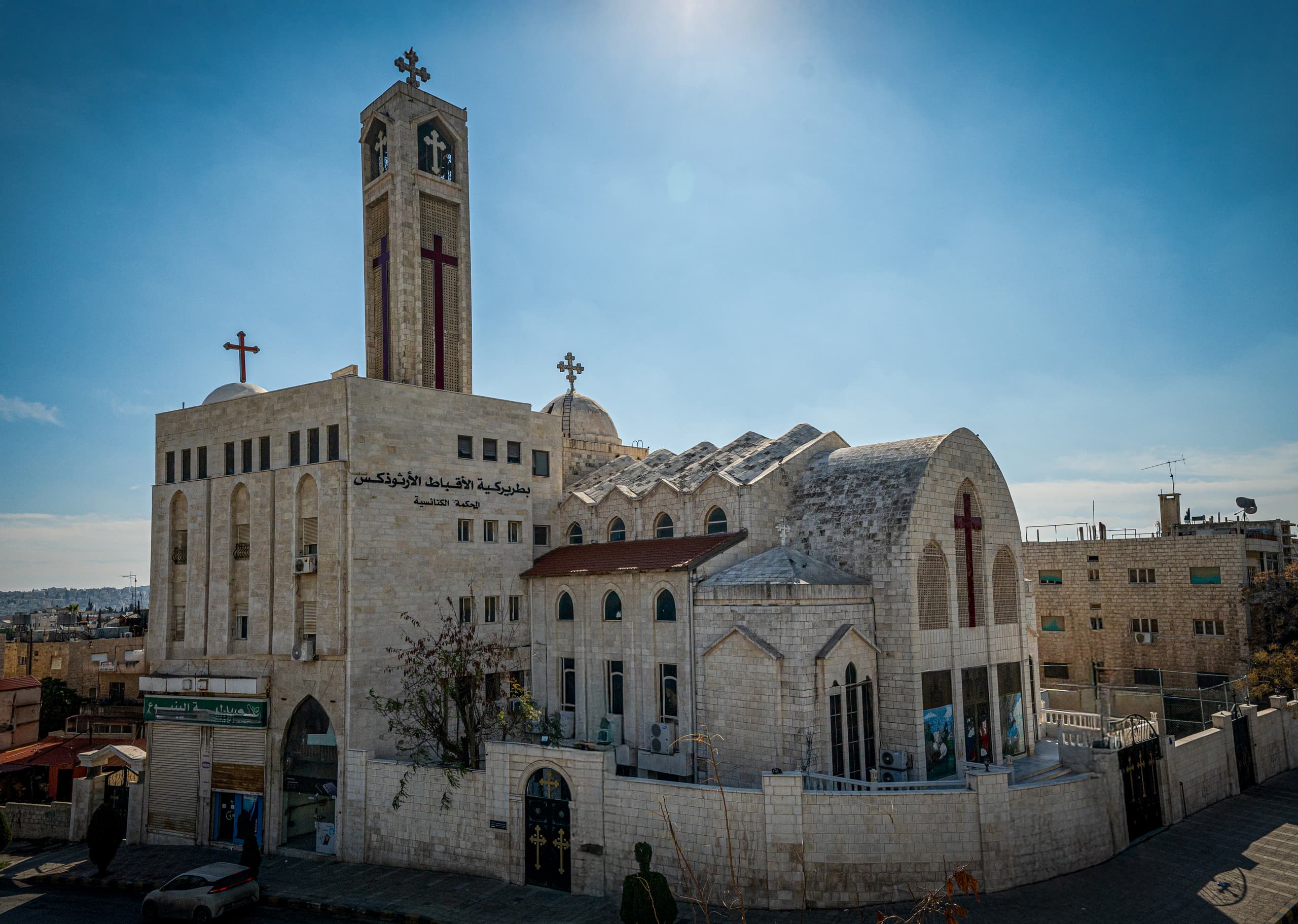 Church Amman Alabdali Building, a fine-art photograph by Ali Abu Ras