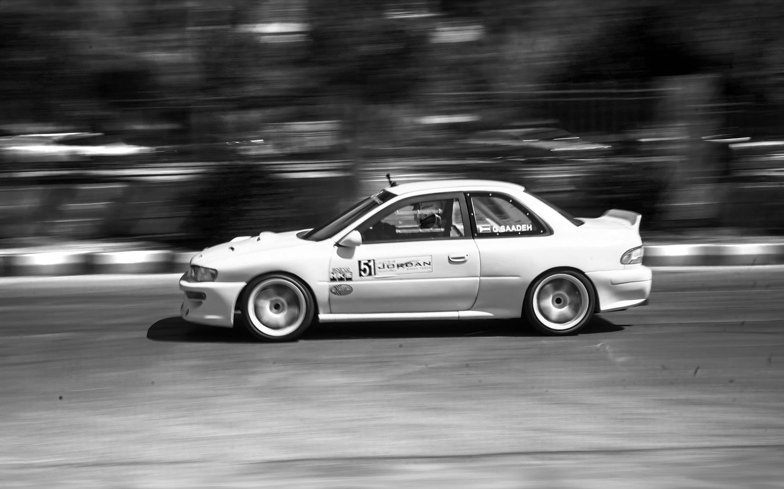 CAR Speed Jordan, a fine-art photograph by Ali Abu Ras