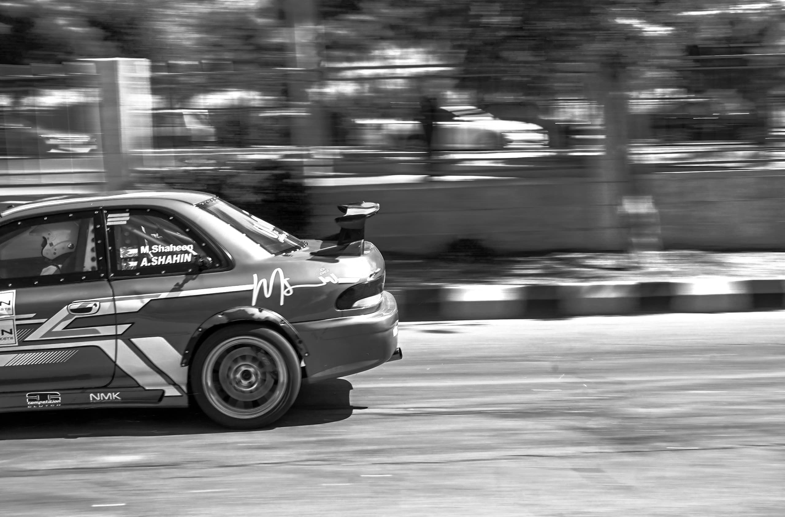 CAR Speed Jordan, a fine-art photograph by Ali Abu Ras