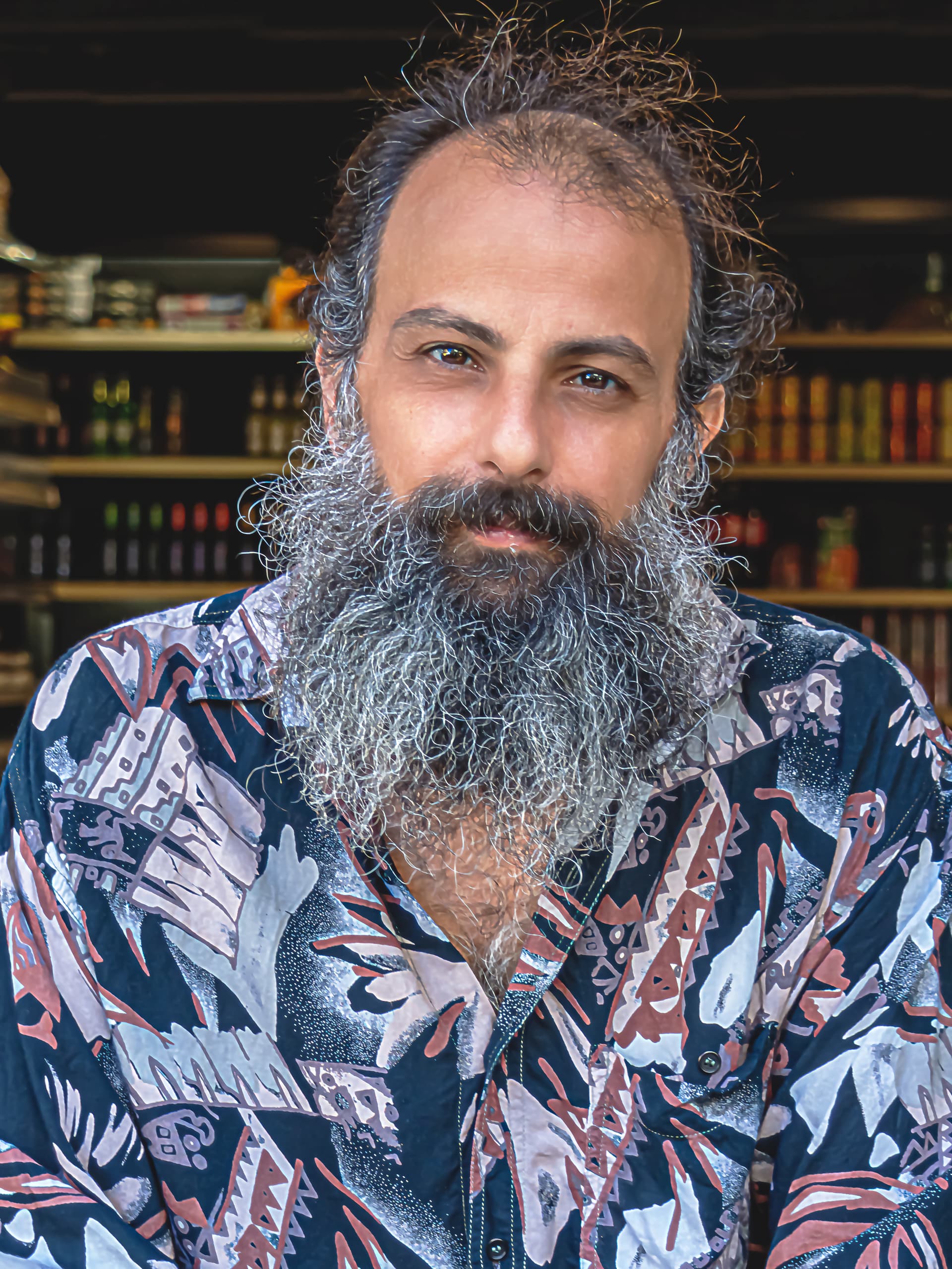 Portrait MAN People Street, a fine-art photograph by Ali Abu Ras