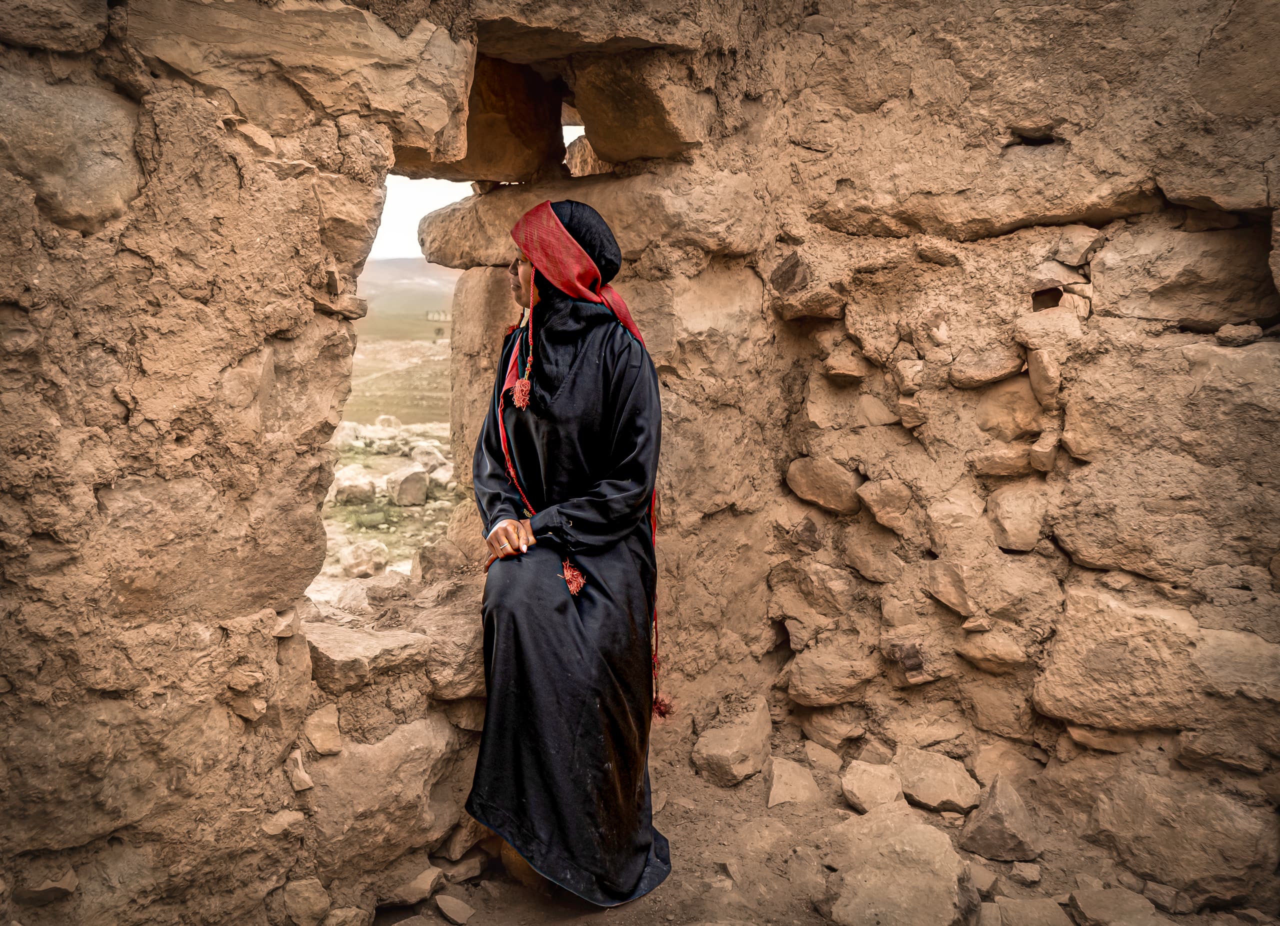Zoba Traditonal Dress, a fine-art photograph by Ali Abu Ras