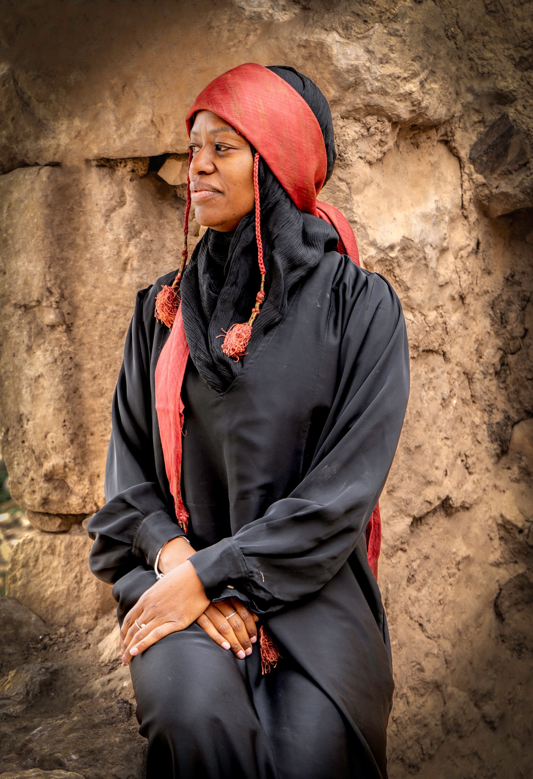 Zoba Traditonal Dress, a fine-art photograph by Ali Abu Ras
