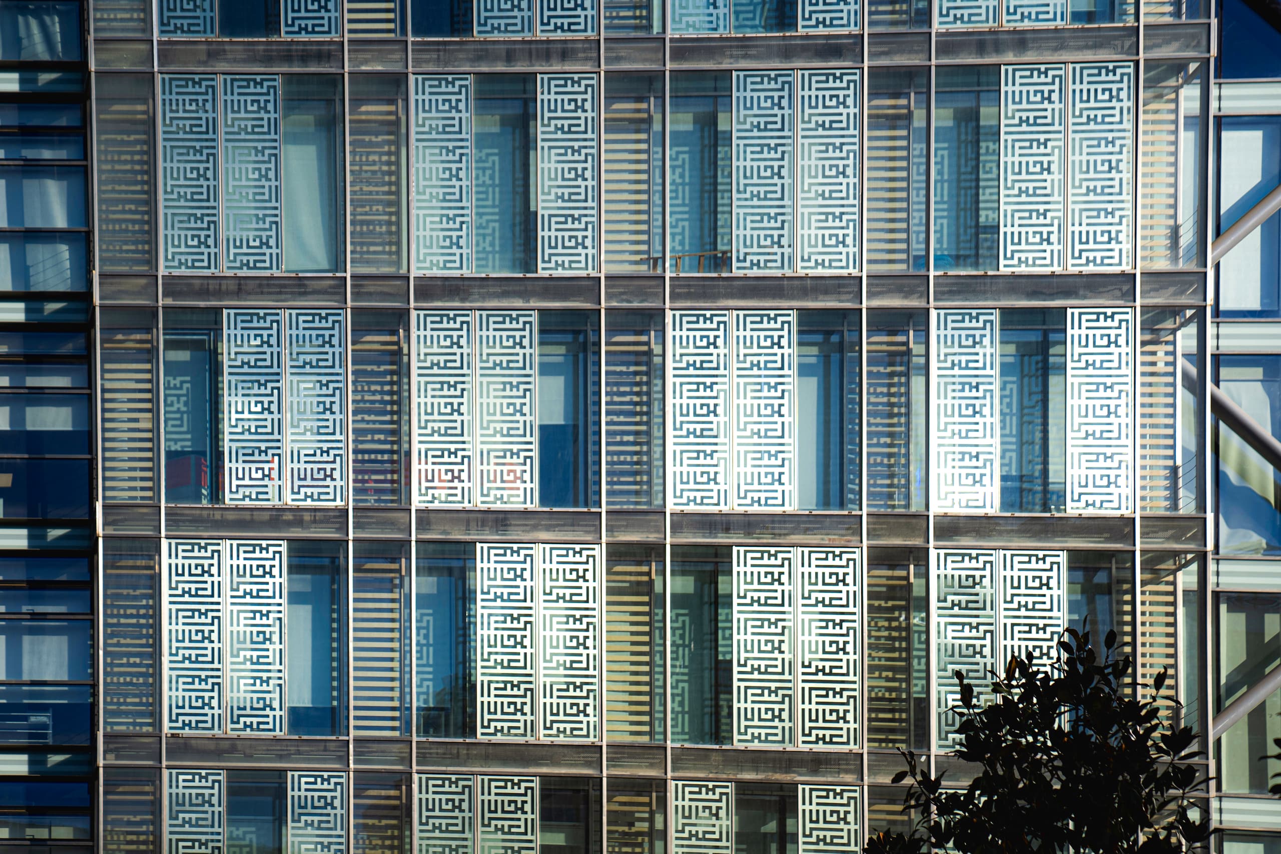Amman Abdali Walls Rotana, a fine-art photograph by Ali Abu Ras