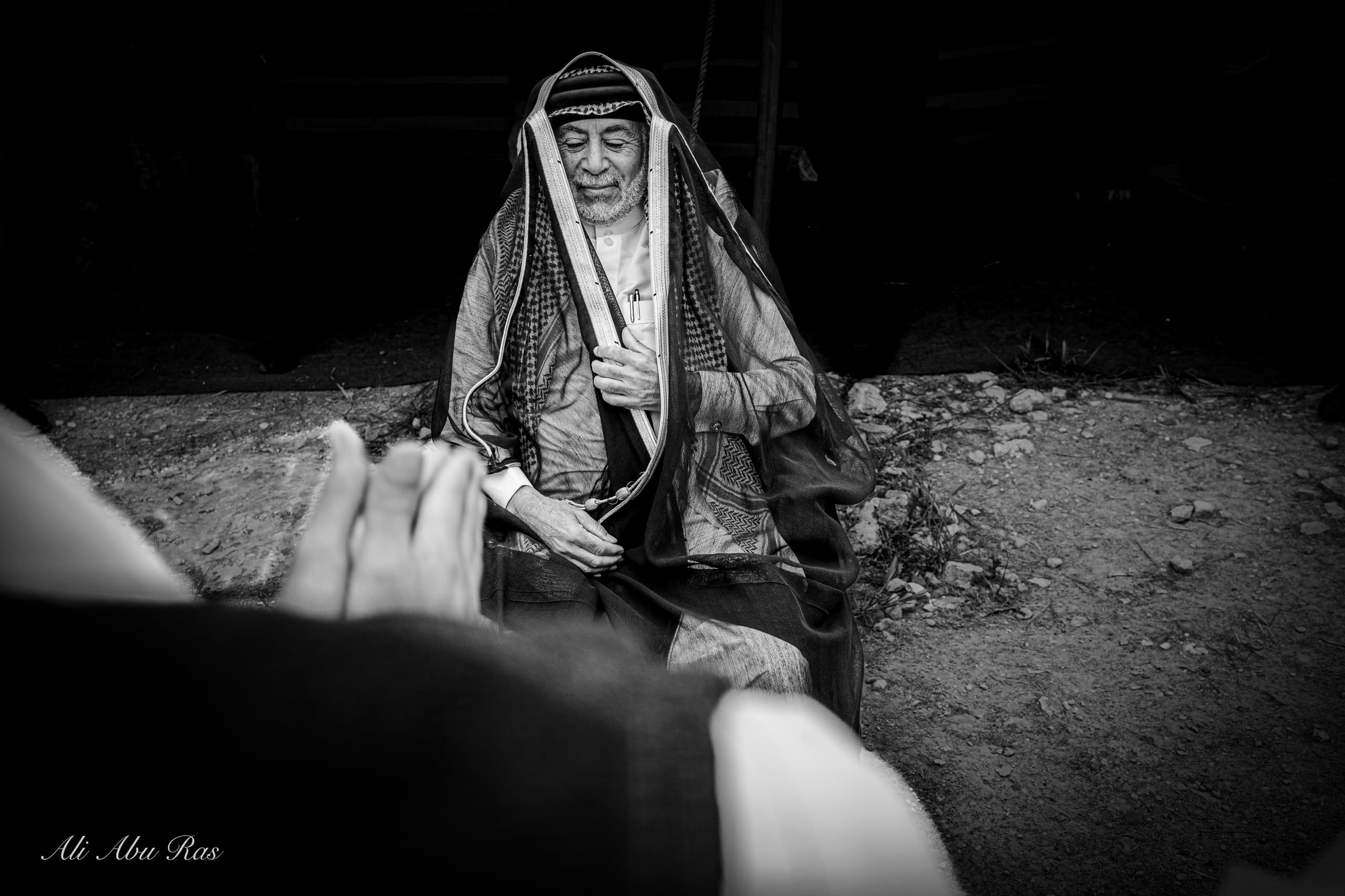 MEN Dance Folklore Garesa, a fine-art photograph by Ali Abu Ras