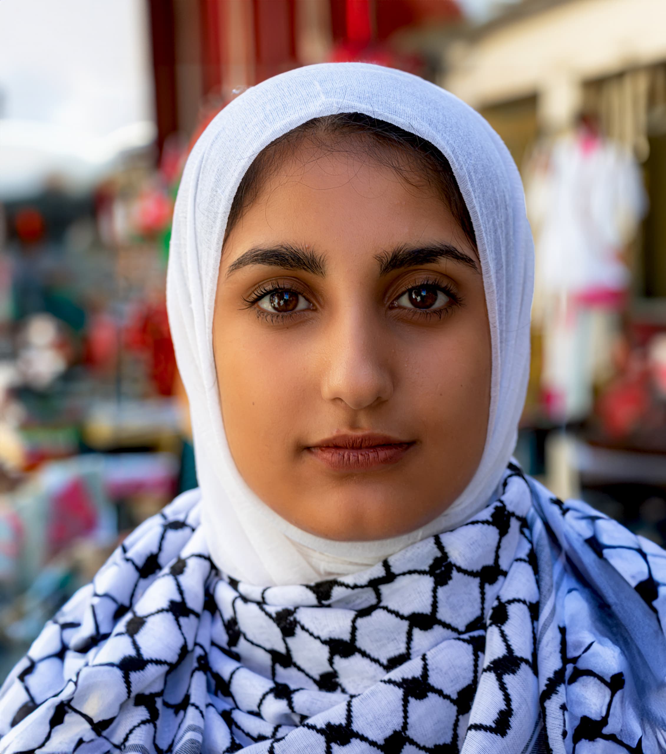 Girle Portrait Hata, a fine-art photograph by Ali Abu Ras