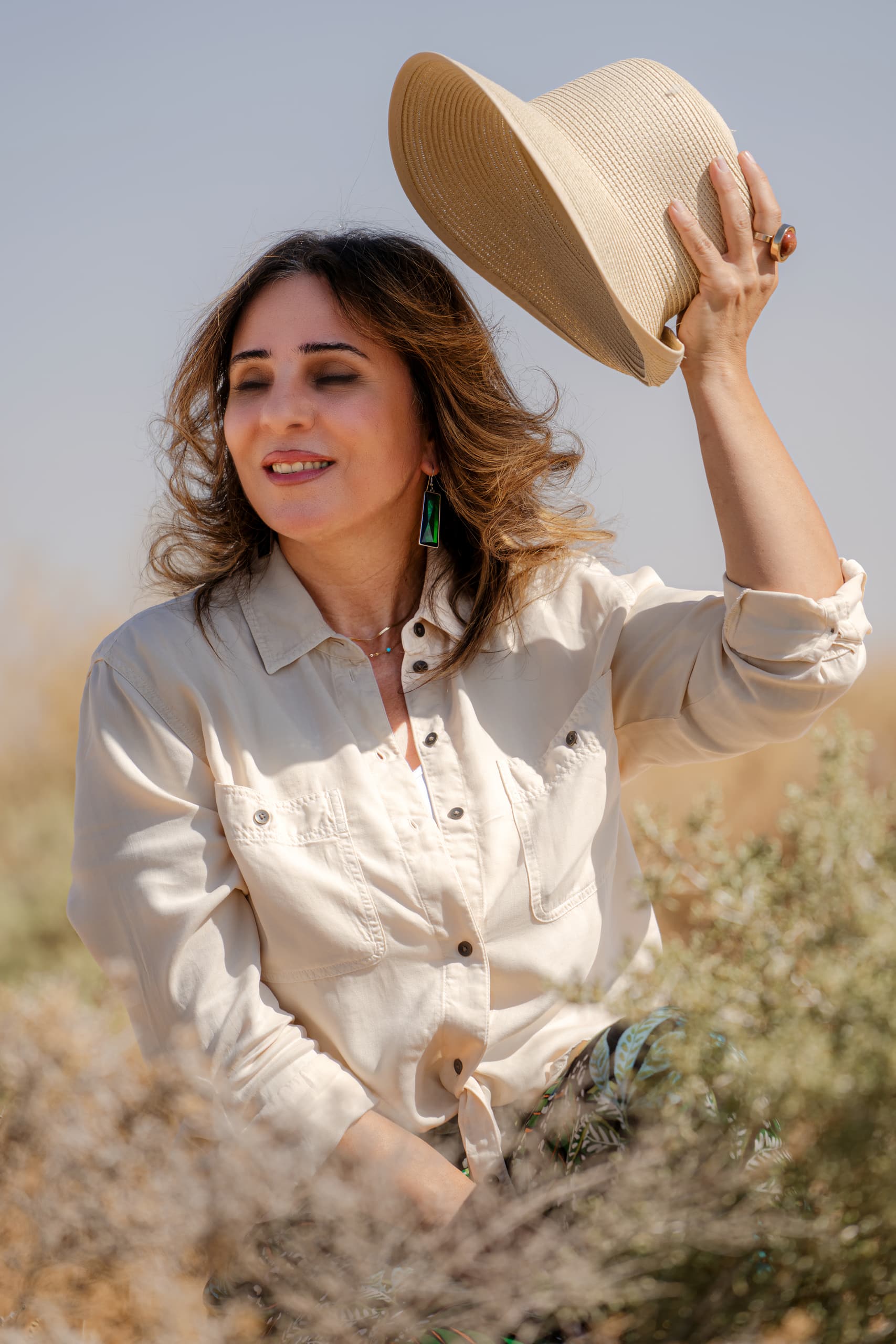 Woman Portrait Reham, a fine-art photograph by Ali Abu Ras