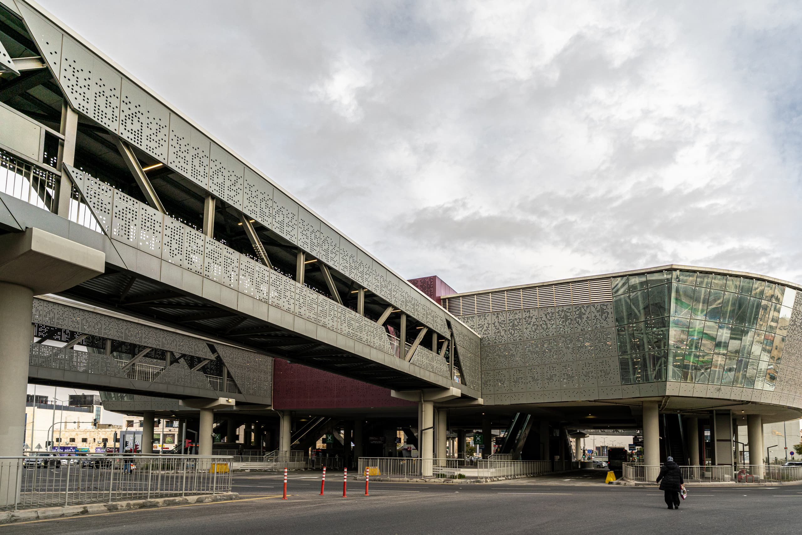 BRT Station, a fine-art photograph by Ali Abu Ras