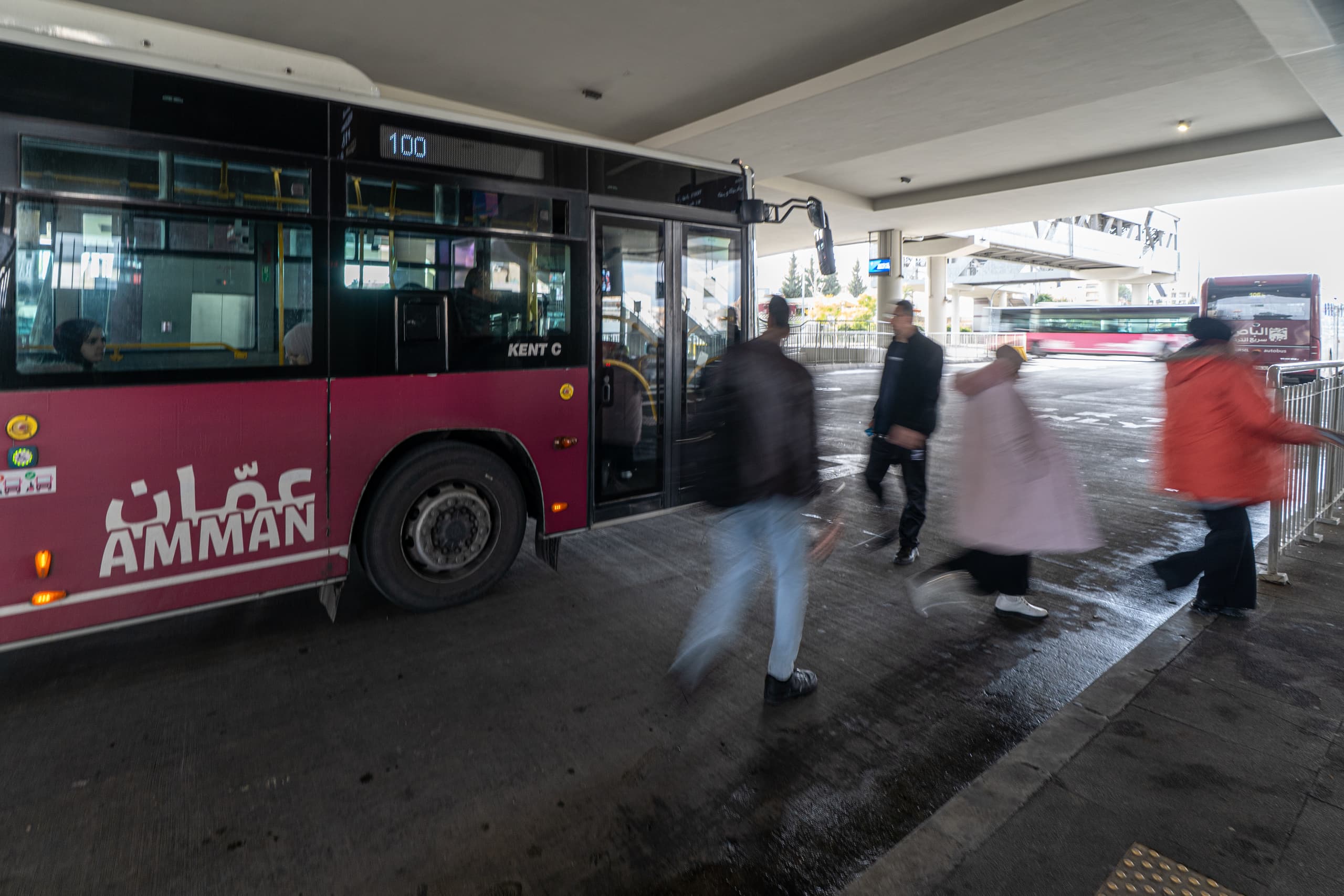 BRT Station 1, a fine-art photograph by Ali Abu Ras