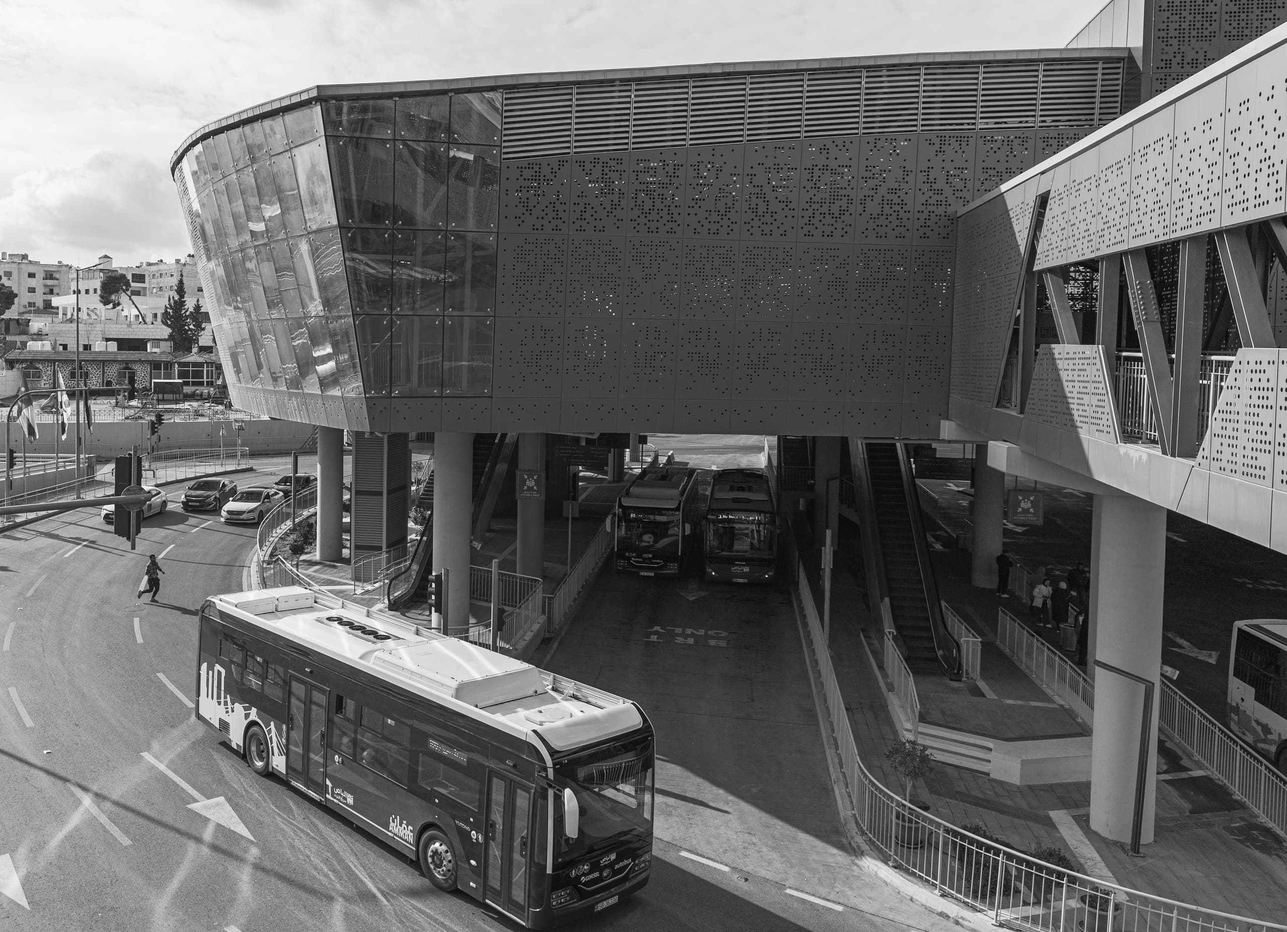 BRT Station 2, a fine-art photograph by Ali Abu Ras