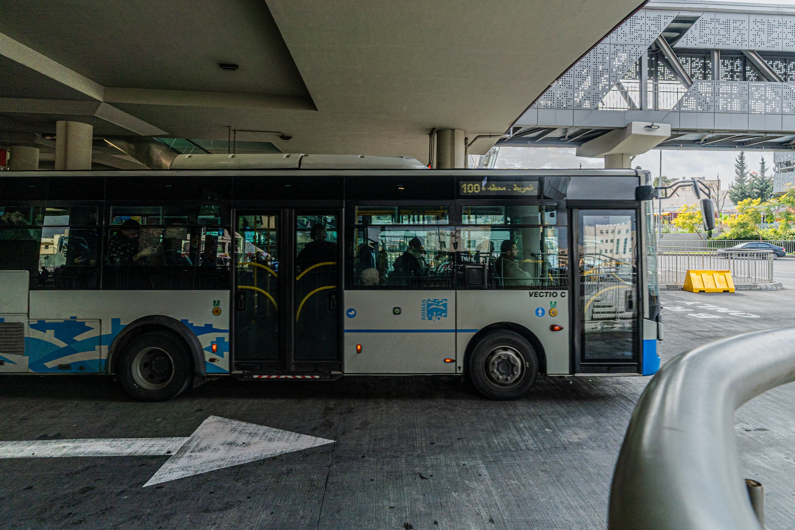 BRT Station, a fine-art photograph by Ali Abu Ras