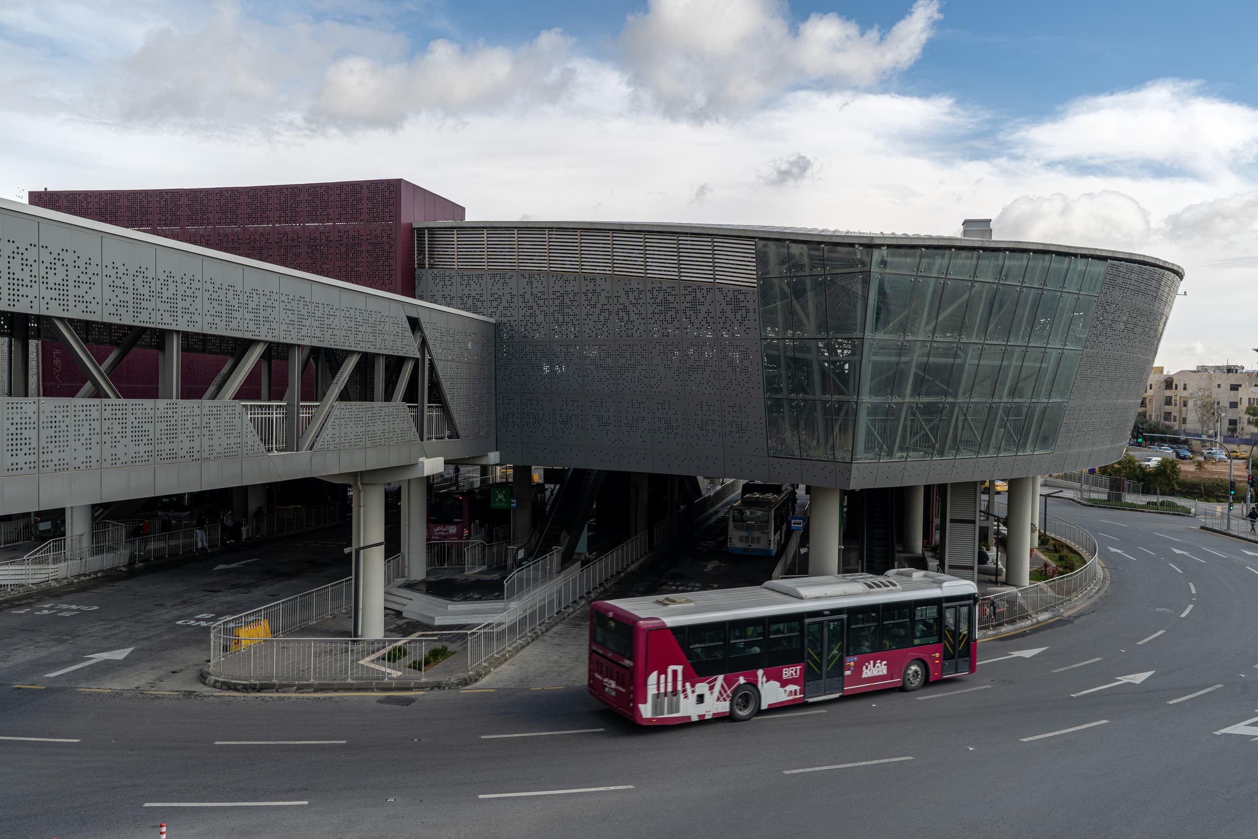 BRT Station, a fine-art photograph by Ali Abu Ras