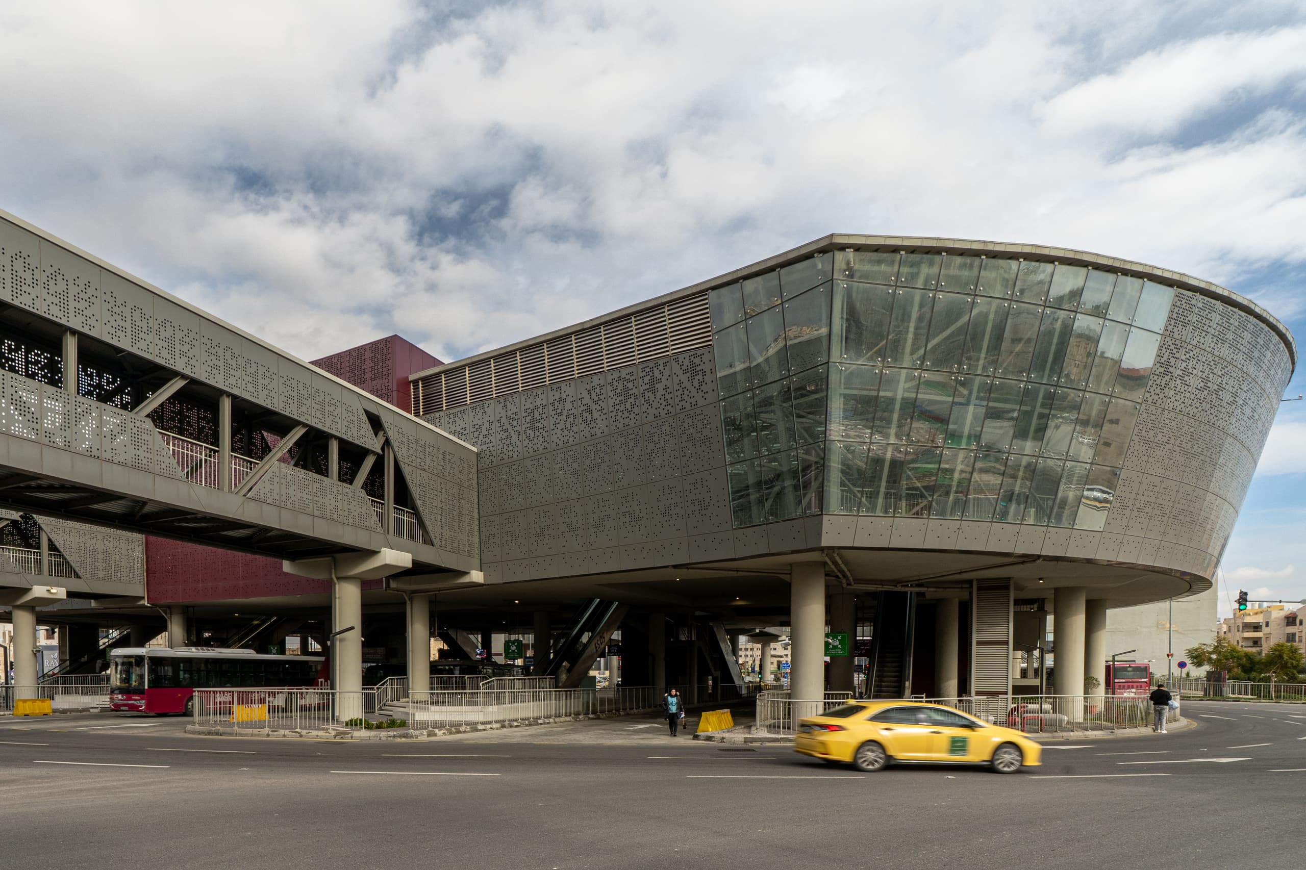 BRT Station, a fine-art photograph by Ali Abu Ras