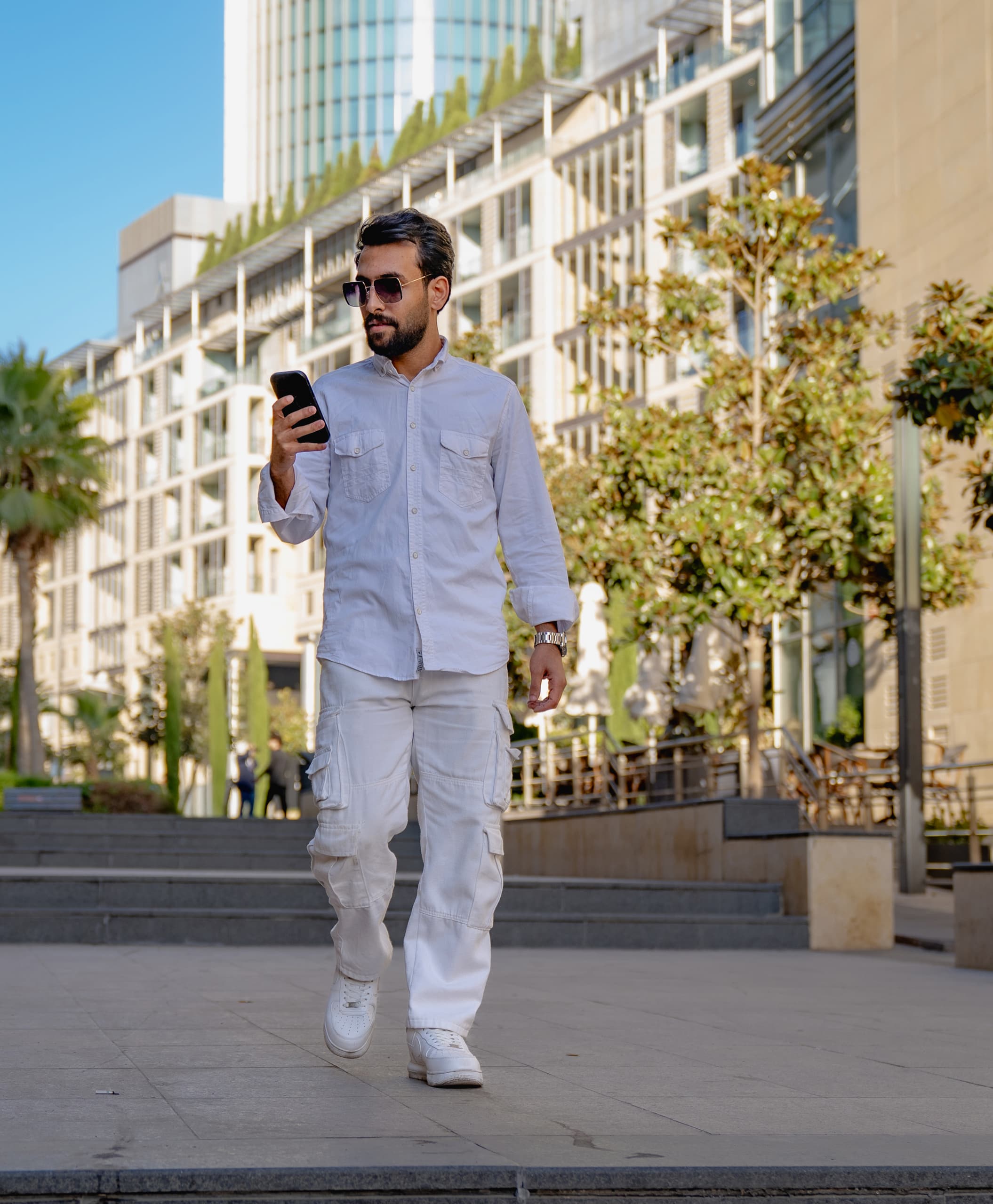 MAN Bolivard Walking, a fine-art photograph by Ali Abu Ras