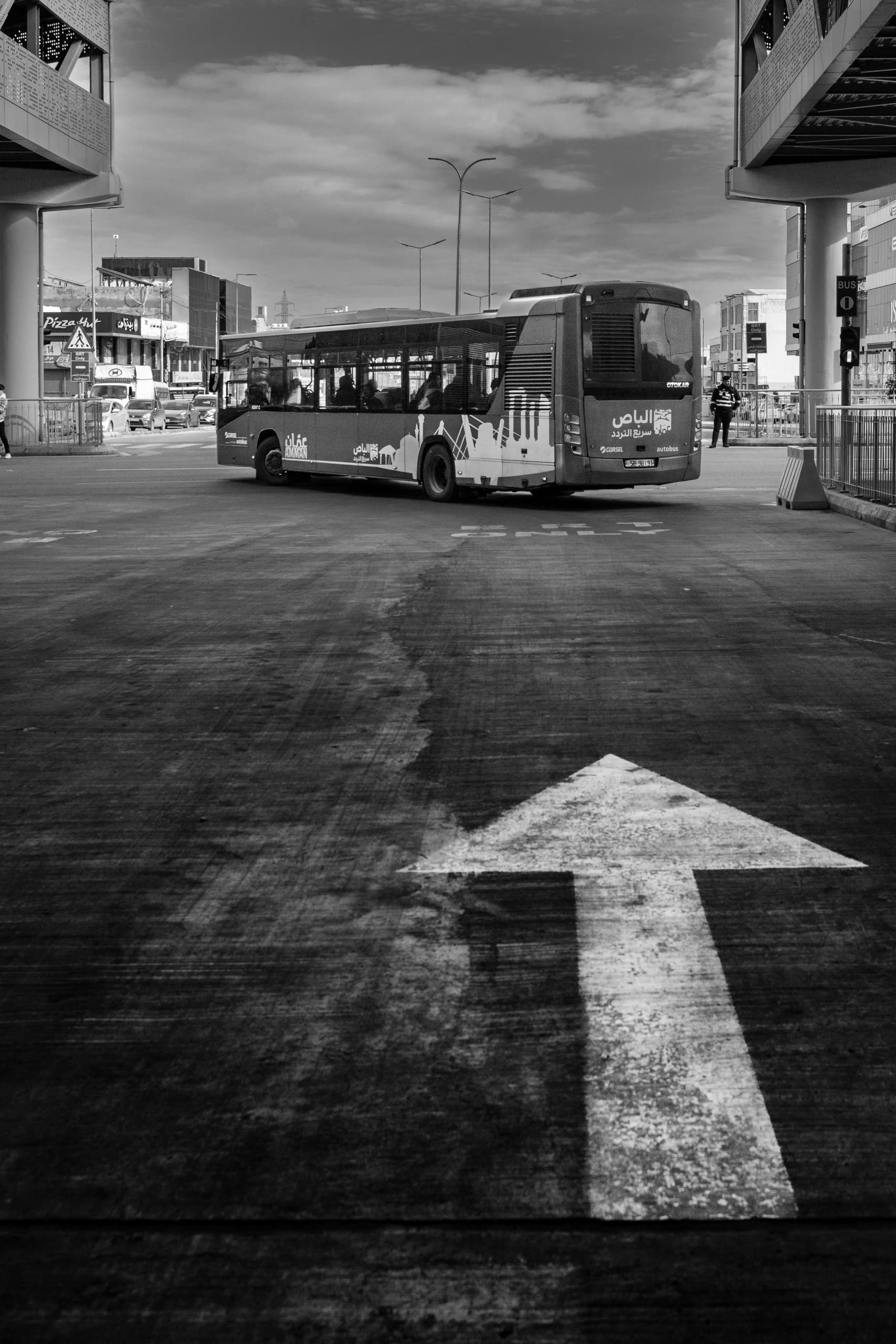 BRT Station 1 2, a fine-art photograph by Ali Abu Ras