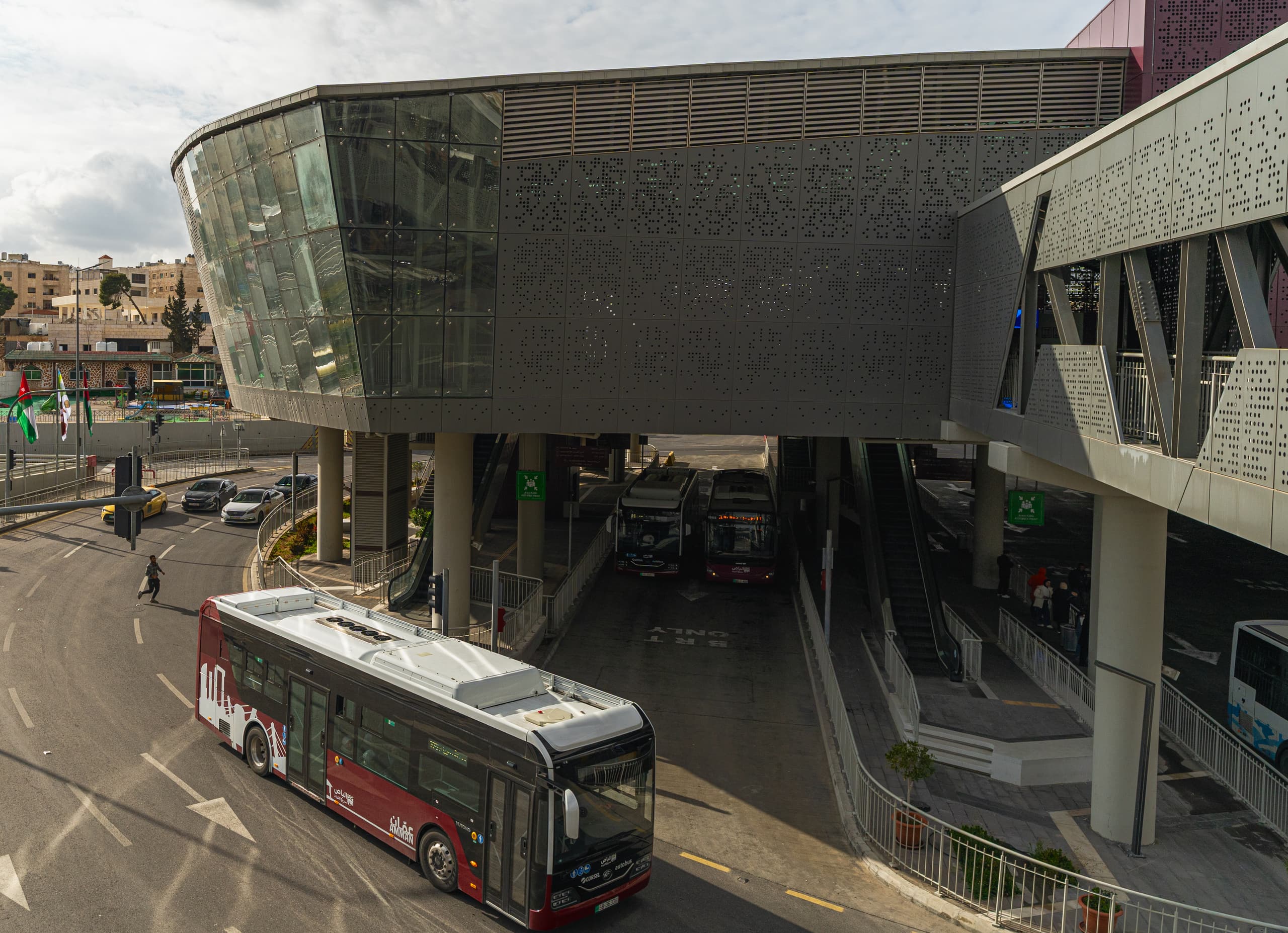 BRT Station, a fine-art photograph by Ali Abu Ras