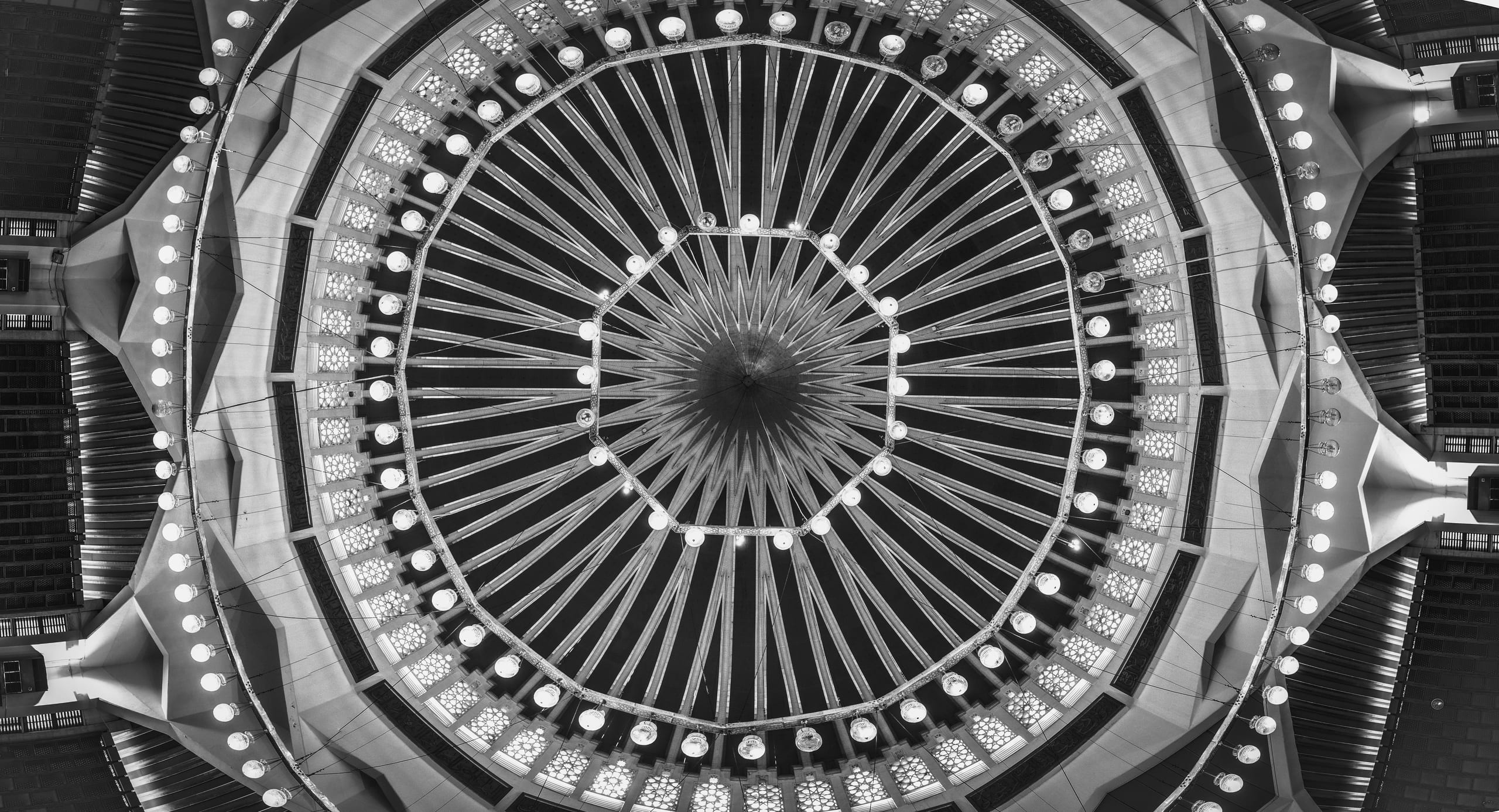 Masjid DOM Lights, a fine-art photograph by Ali Abu Ras