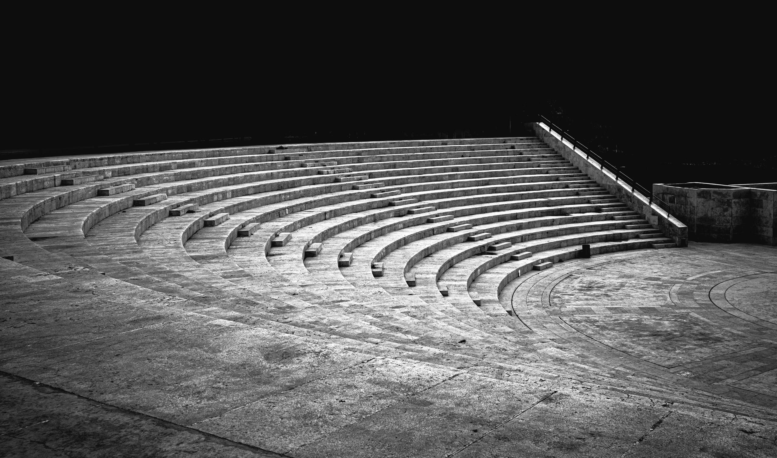 Stears Steps Stage, a fine-art photograph by Ali Abu Ras