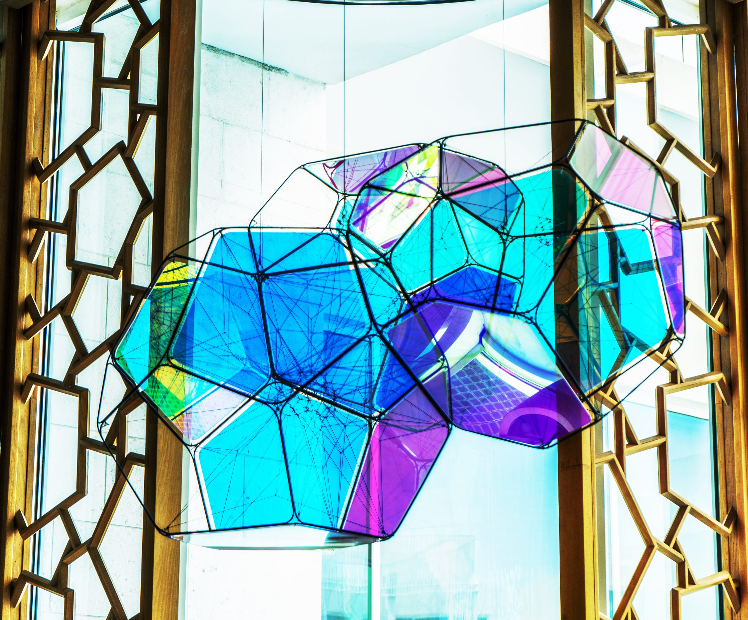 Architecture Ayla Building Hotel Glass, a fine-art photograph by Ali Abu Ras