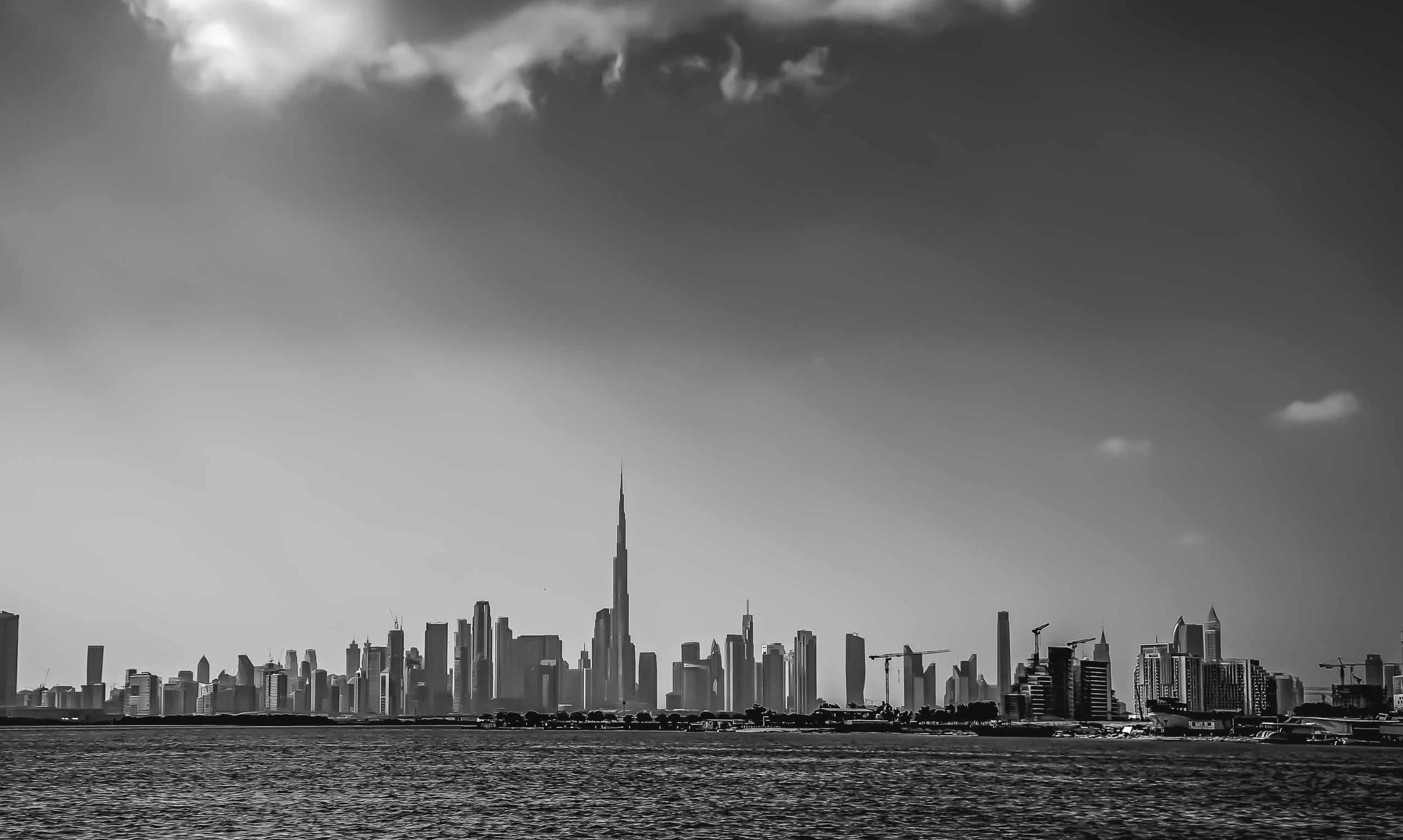 Cityscap Landscap Duabi SEA Cloud, a fine-art photograph by Ali Abu Ras