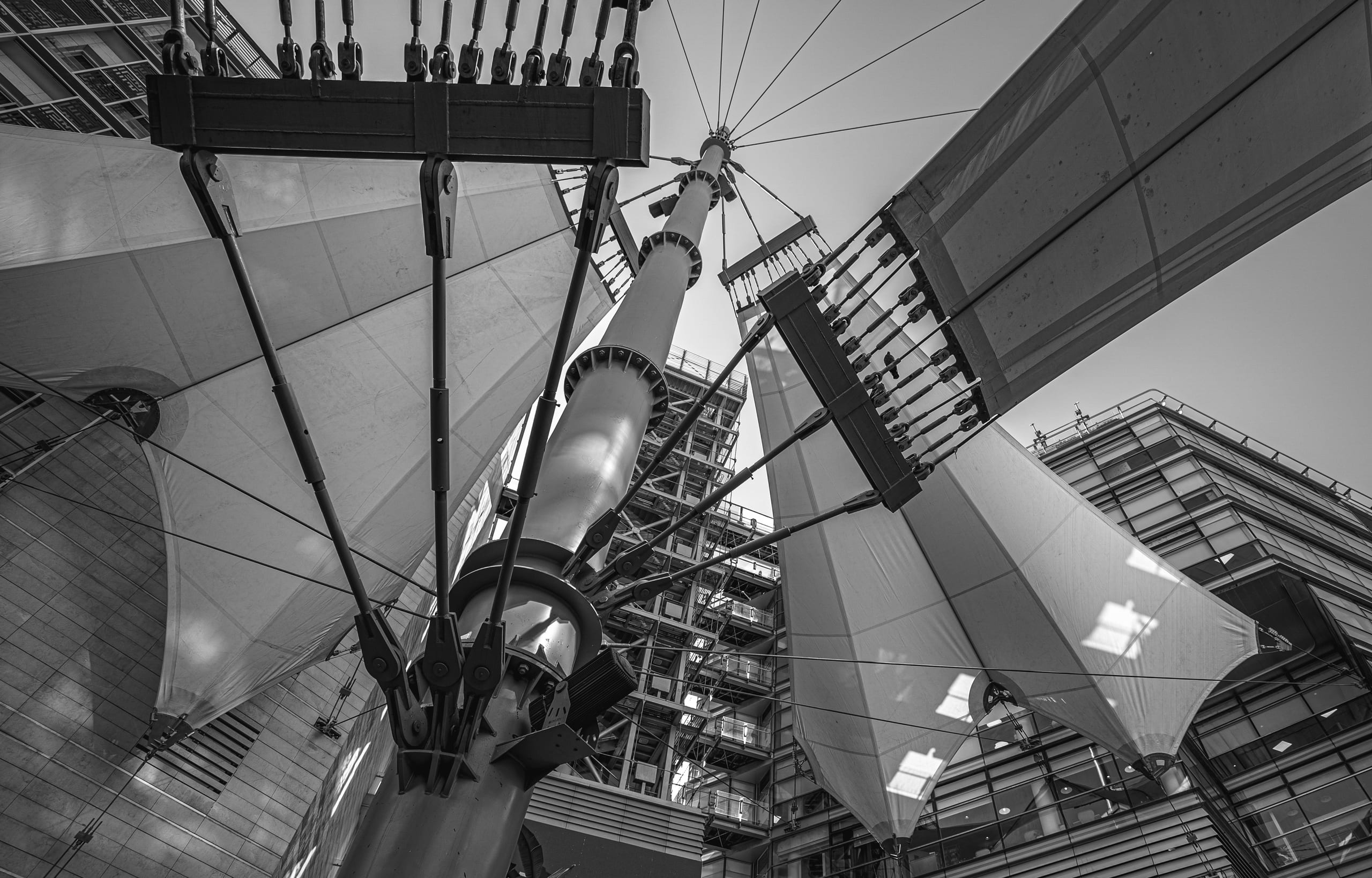 Alabli Bolivard Towers, a fine-art photograph by Ali Abu Ras
