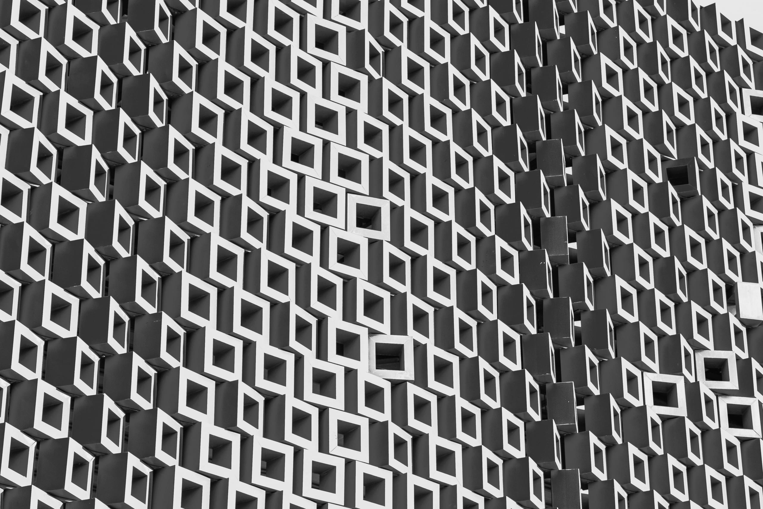 Architecture Hotel Squers Bluepsd, a fine-art photograph by Ali Abu Ras