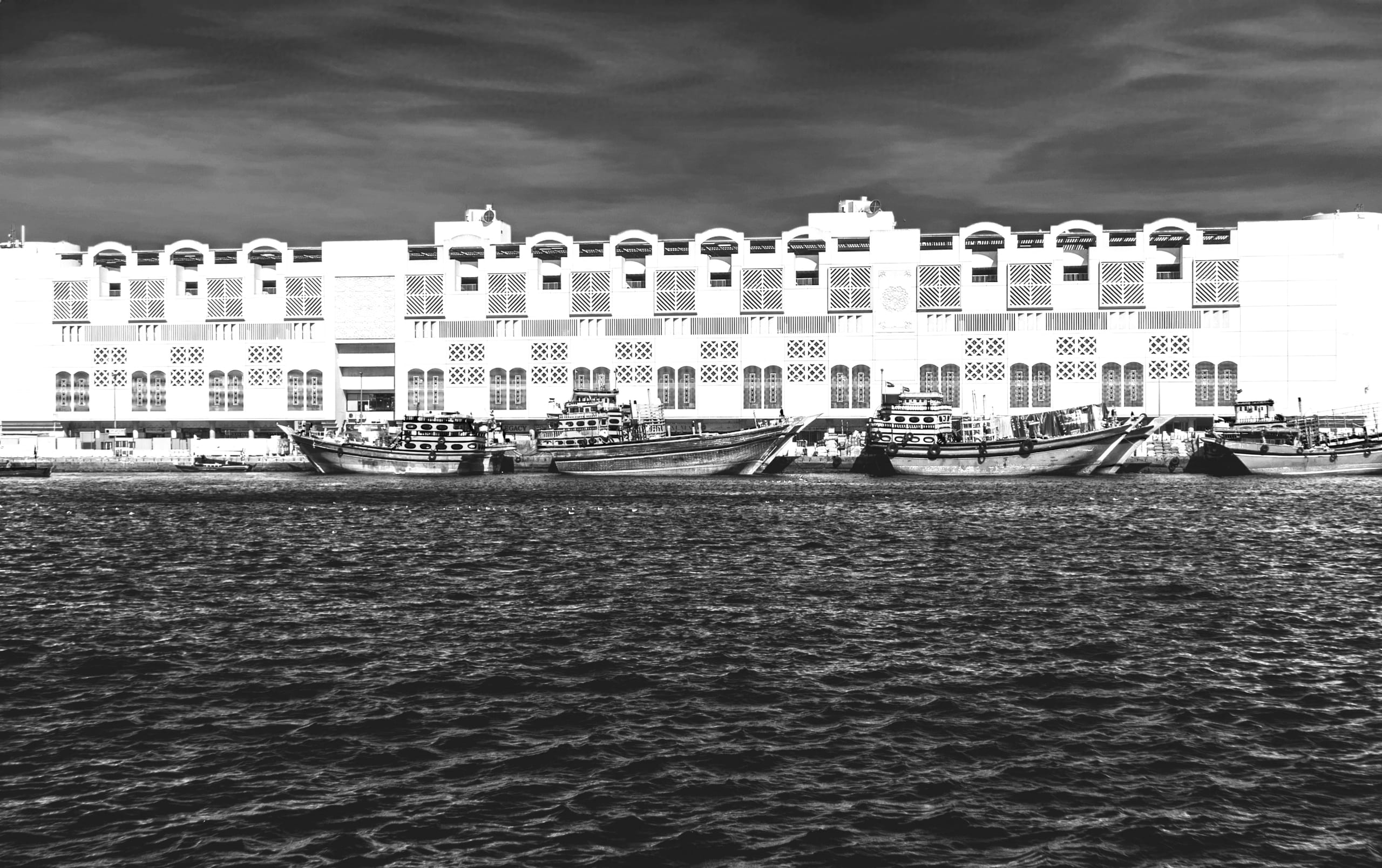 Dubai OLD SEA Boat Building, a fine-art photograph by Ali Abu Ras