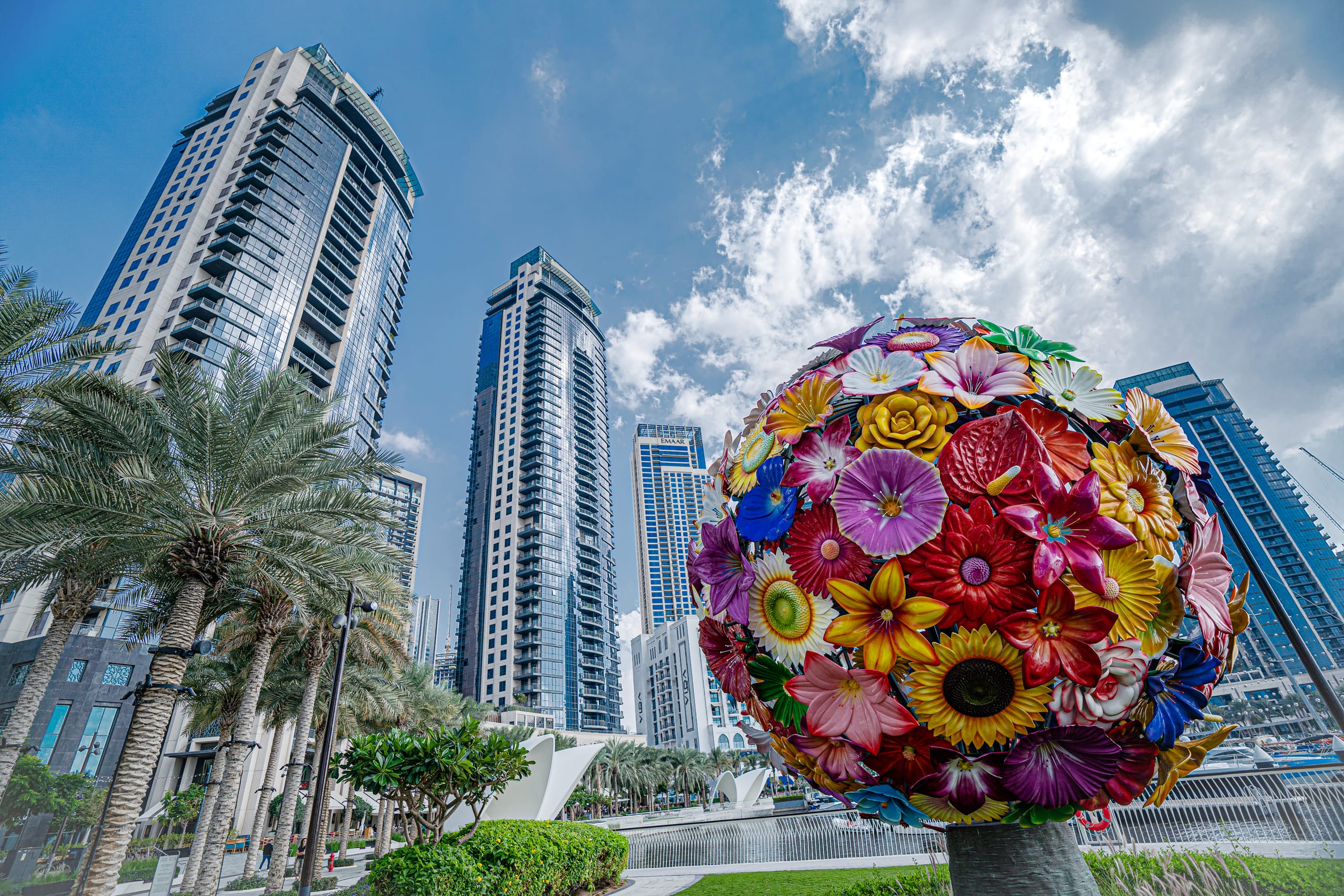 Building Flower Town, a fine-art photograph by Ali Abu Ras