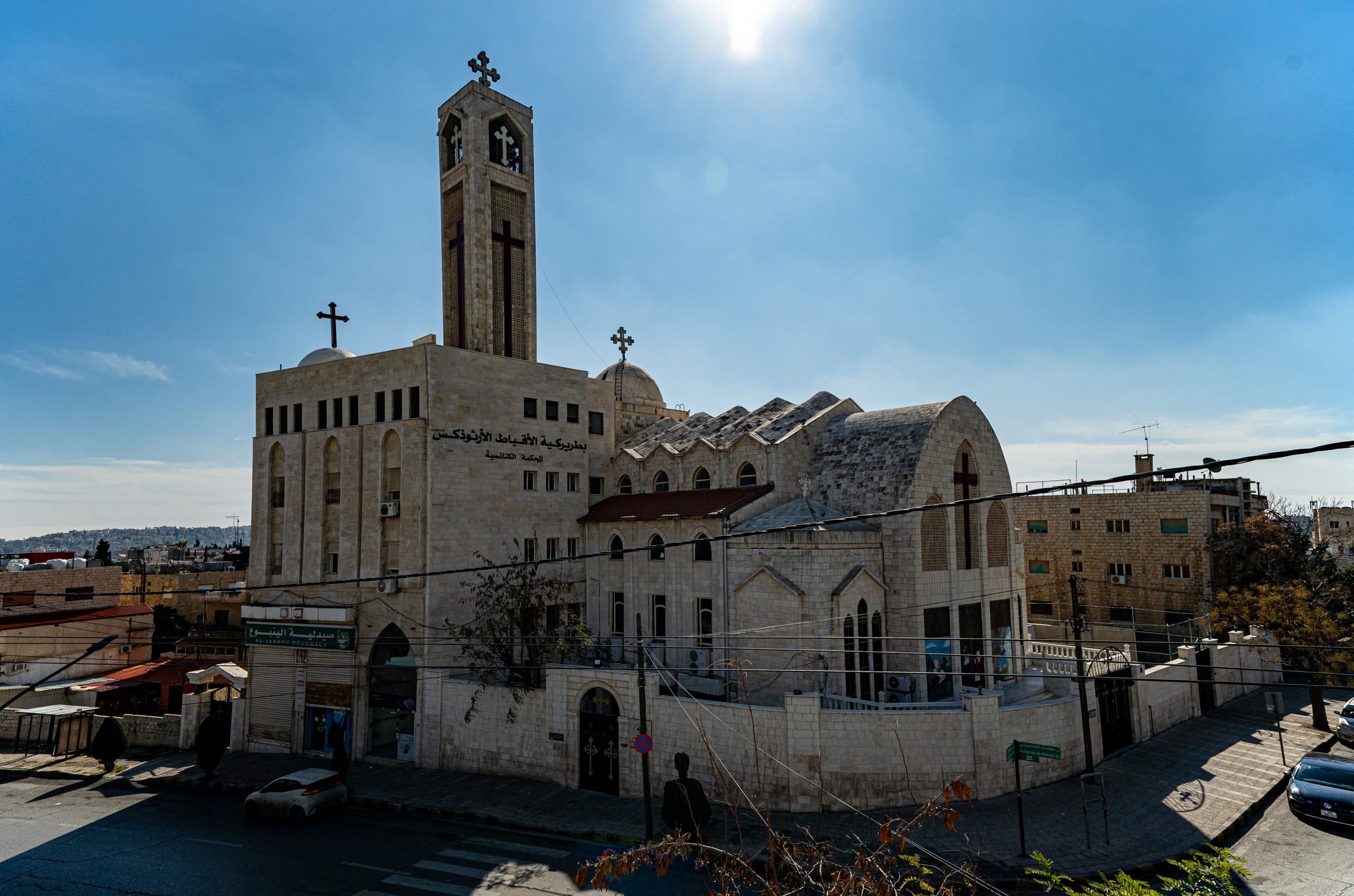 Church Amman Alabdali Building, a fine-art photograph by Ali Abu Ras