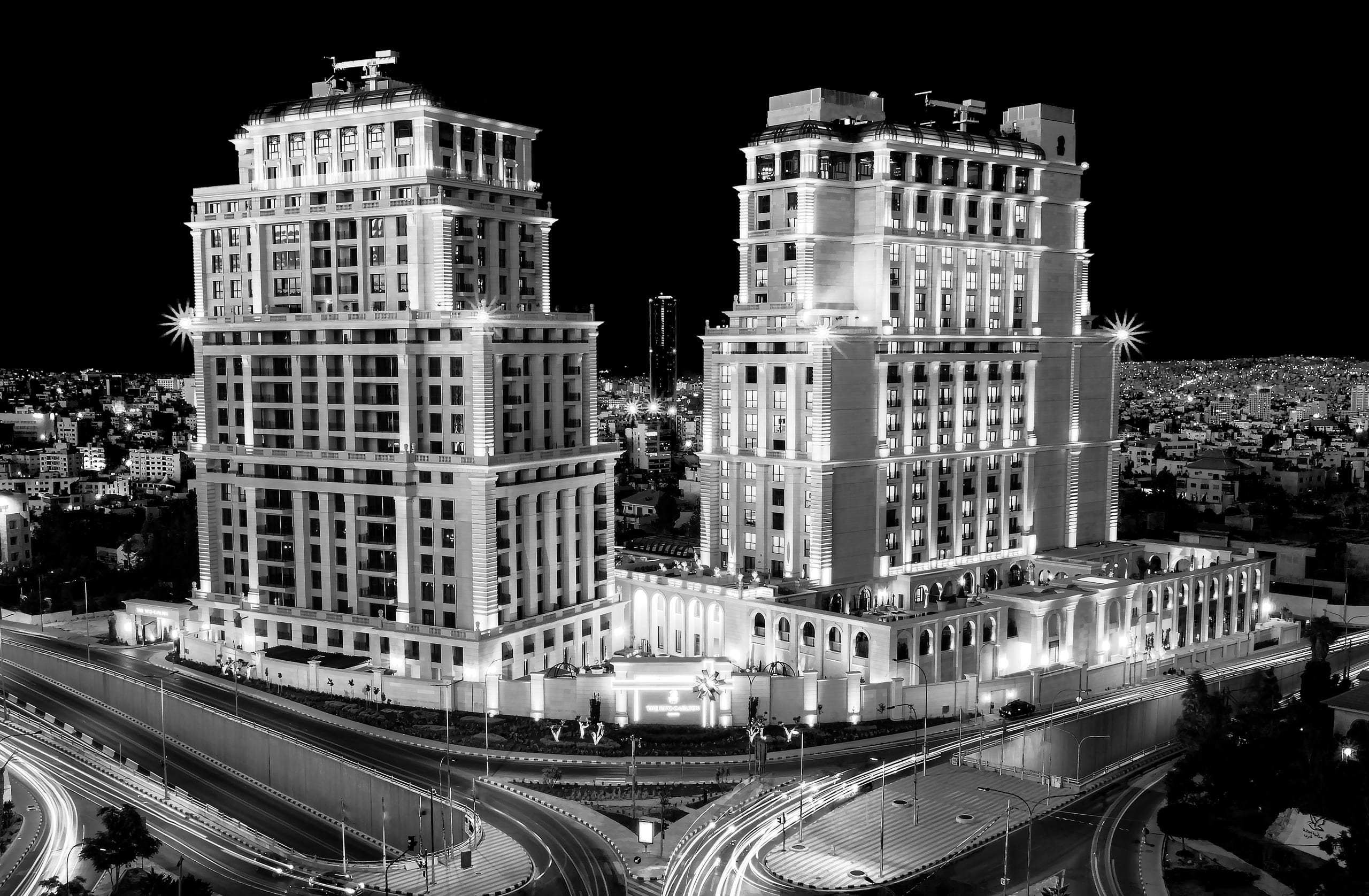 Architecture Amman Hotel 3, a fine-art photograph by Ali Abu Ras
