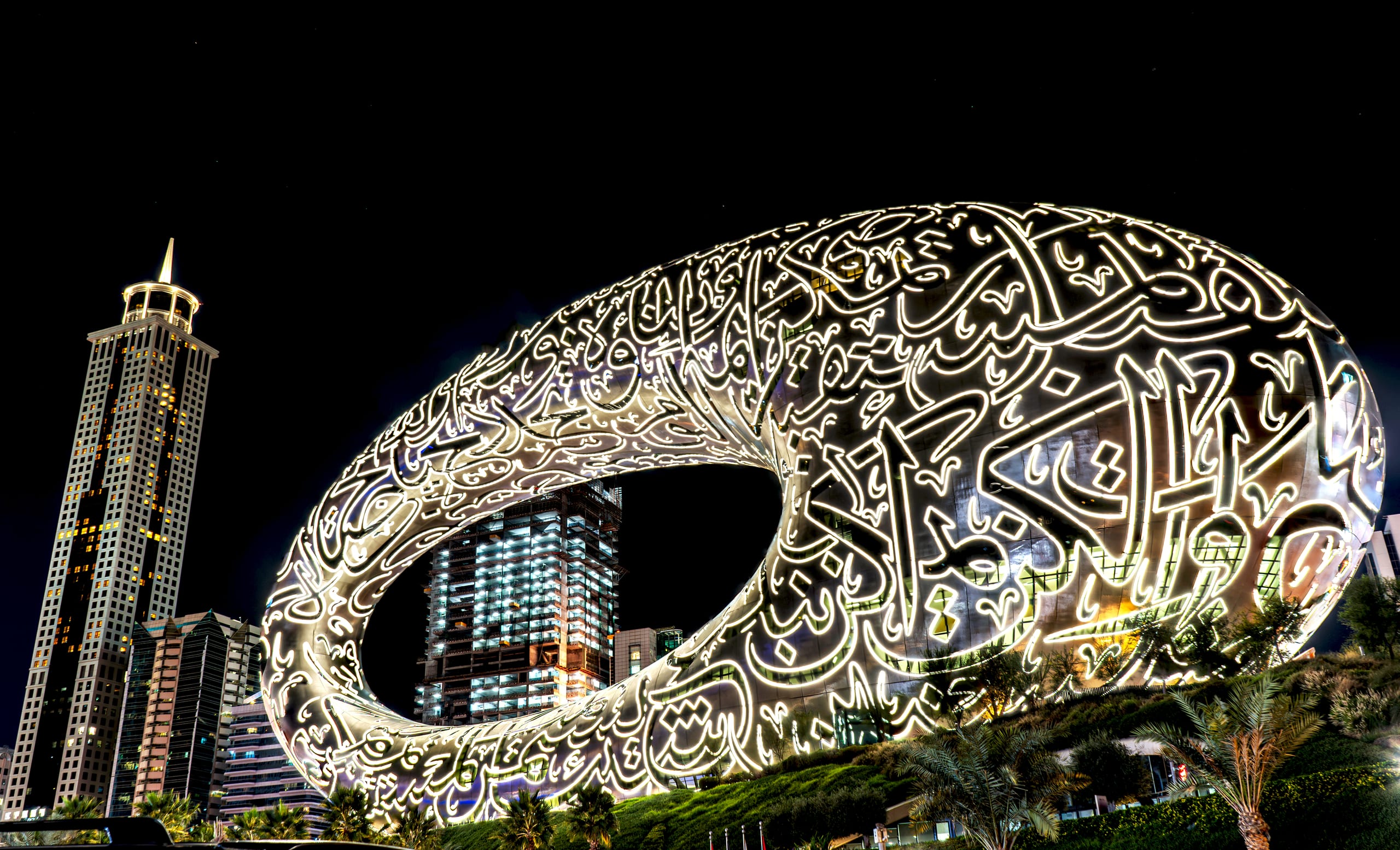 Dubai Museum OF THE Future, a fine-art photograph by Ali Abu Ras