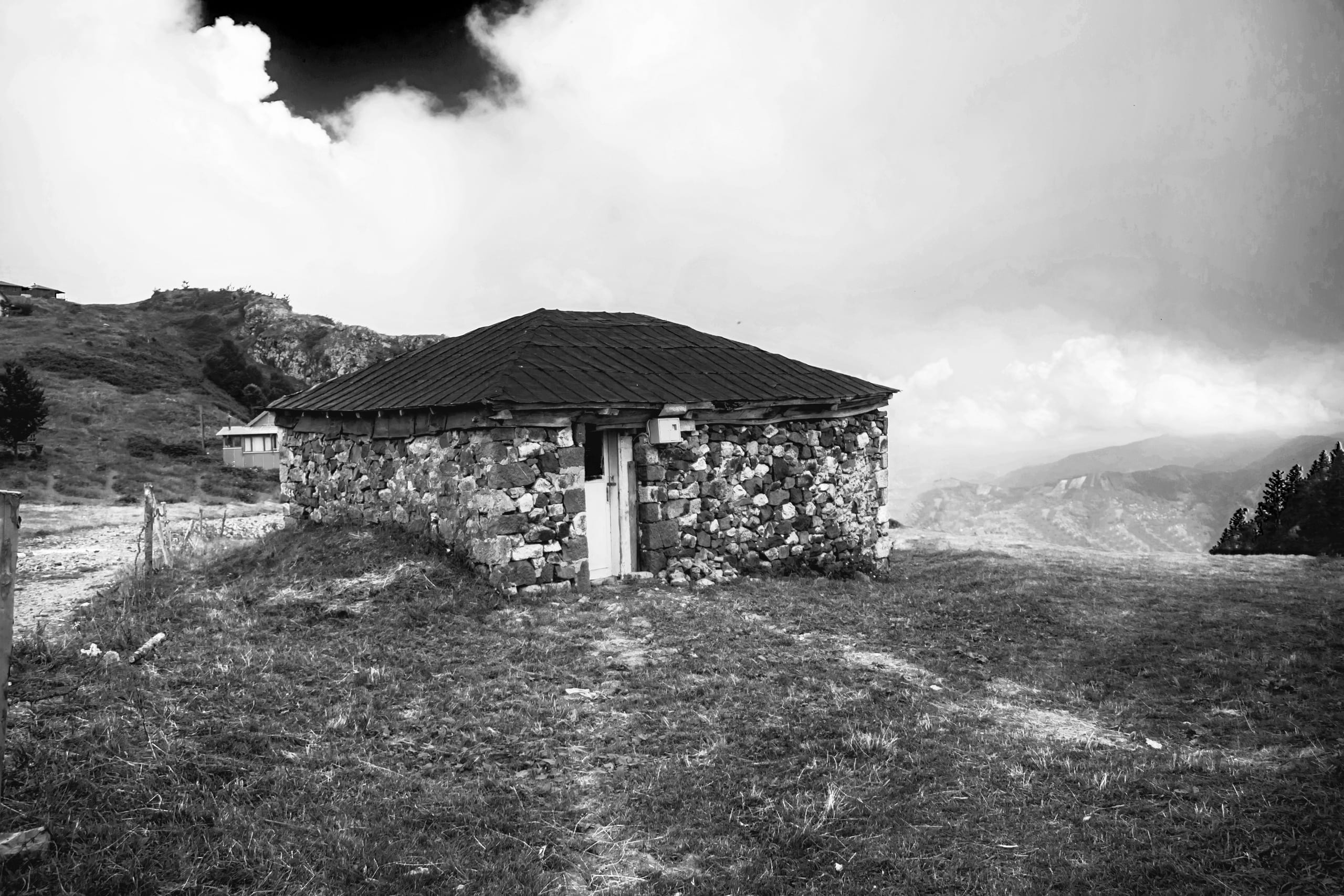 Tarabzon Nuteral Green Mount Landscape, a fine-art photograph by Ali Abu Ras