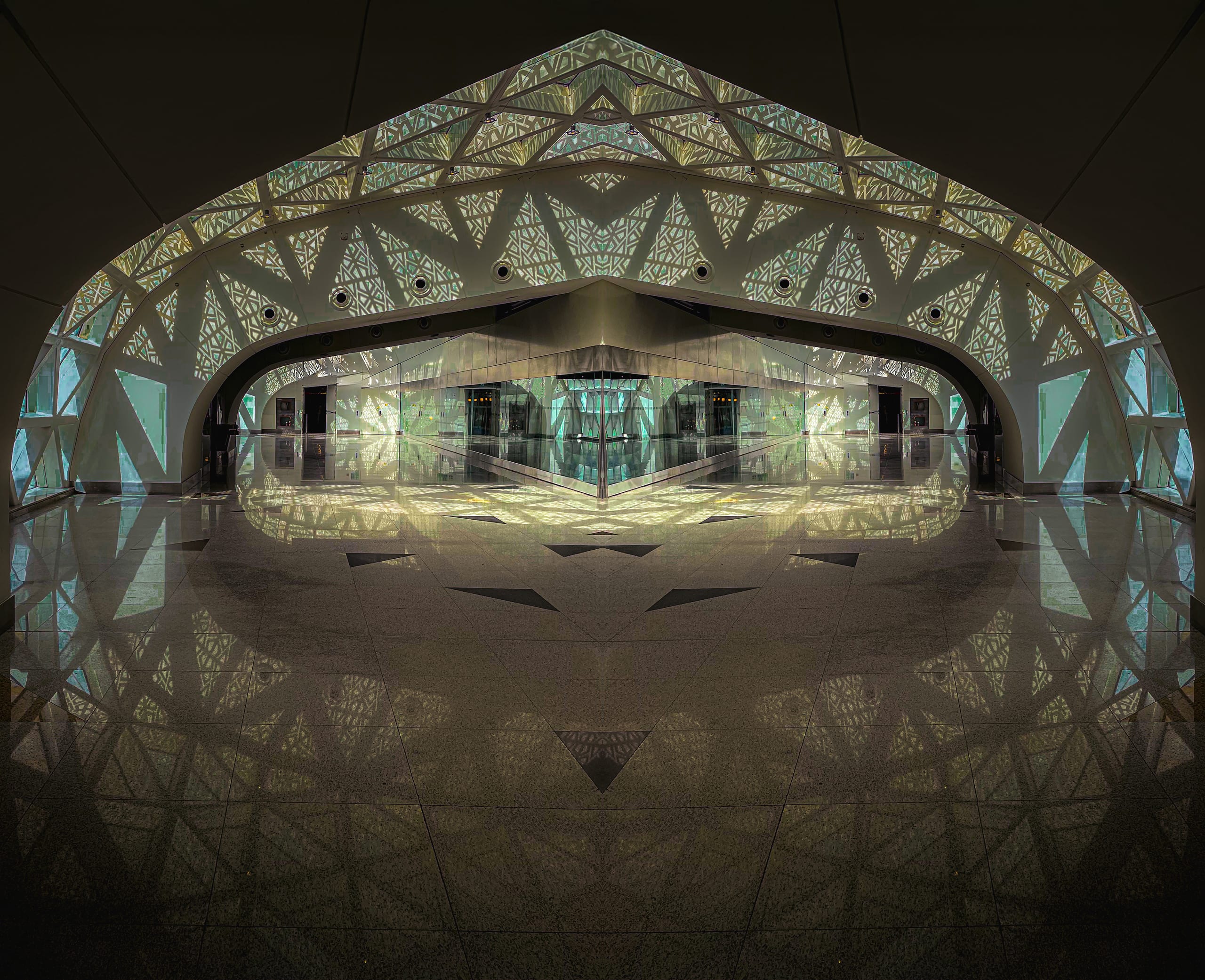 Jaddah Airport, a fine-art photograph by Ali Abu Ras