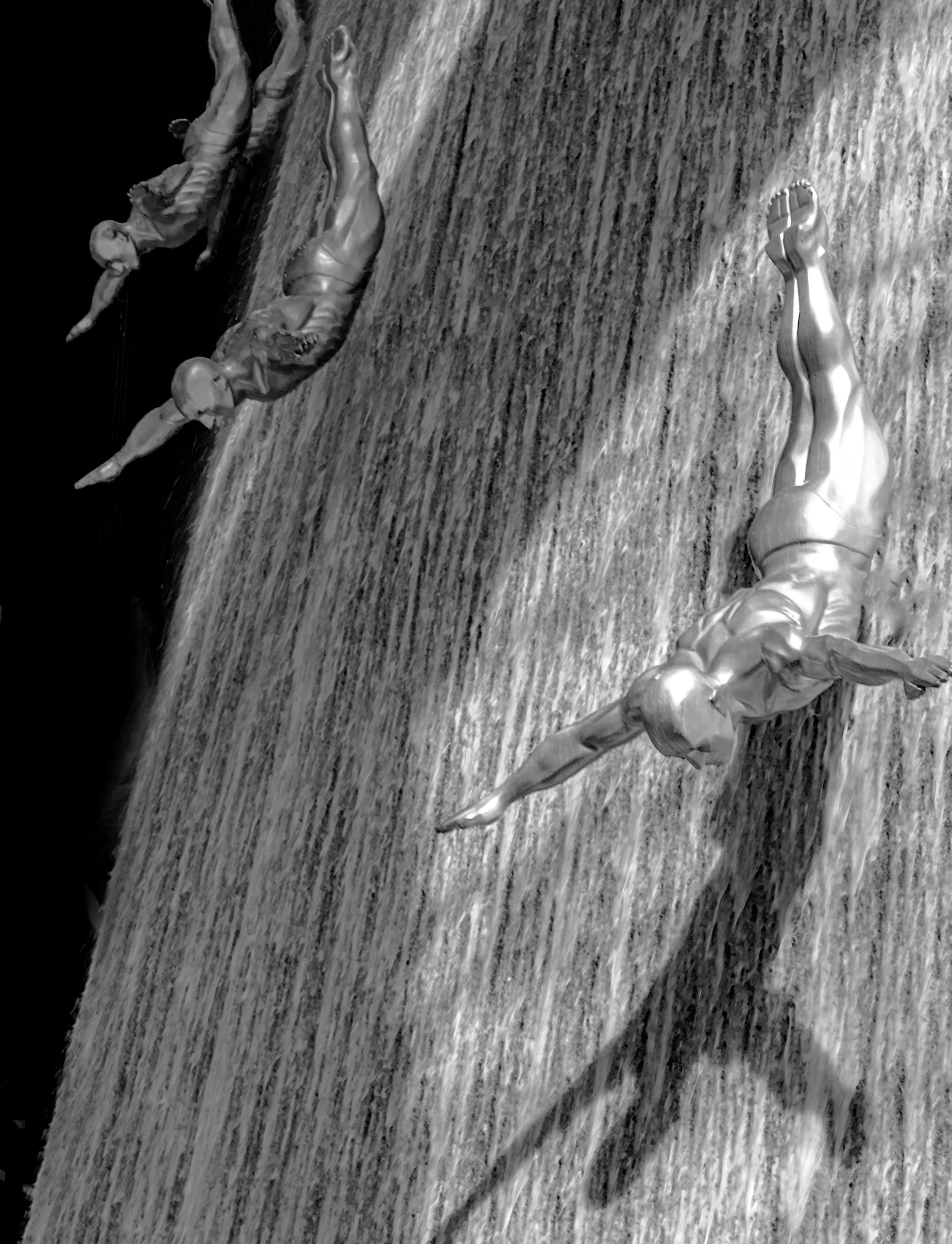 Swin Dive Dubai Water, a fine-art photograph by Ali Abu Ras