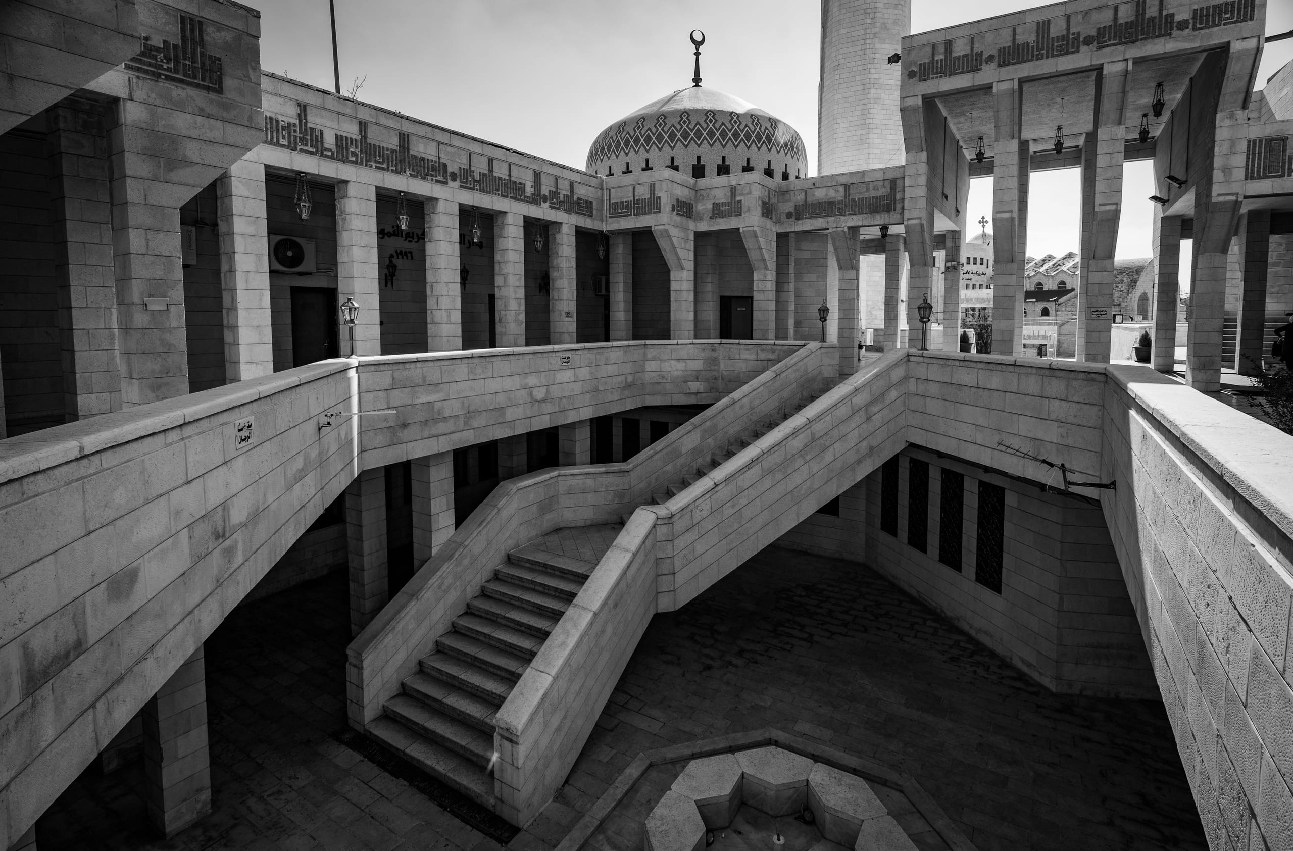 Masjid Abdallah Outdoor Modren OLD, a fine-art photograph by Ali Abu Ras